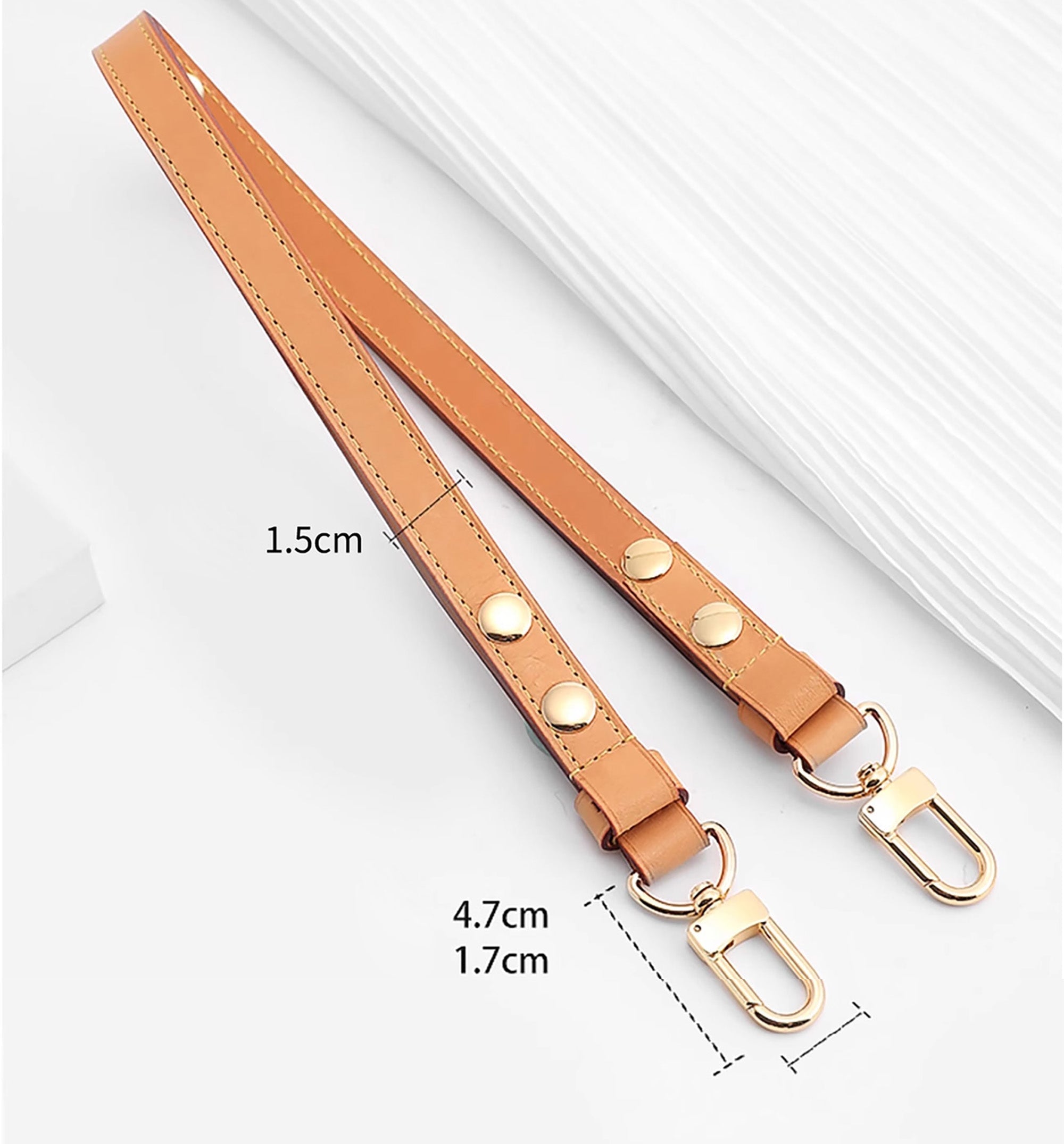 Genuine Leather Shoulder Strap for Boulogne PM Monogram – Replacement Bag Strap, Premium Quality Adjustable Strap for Handbags