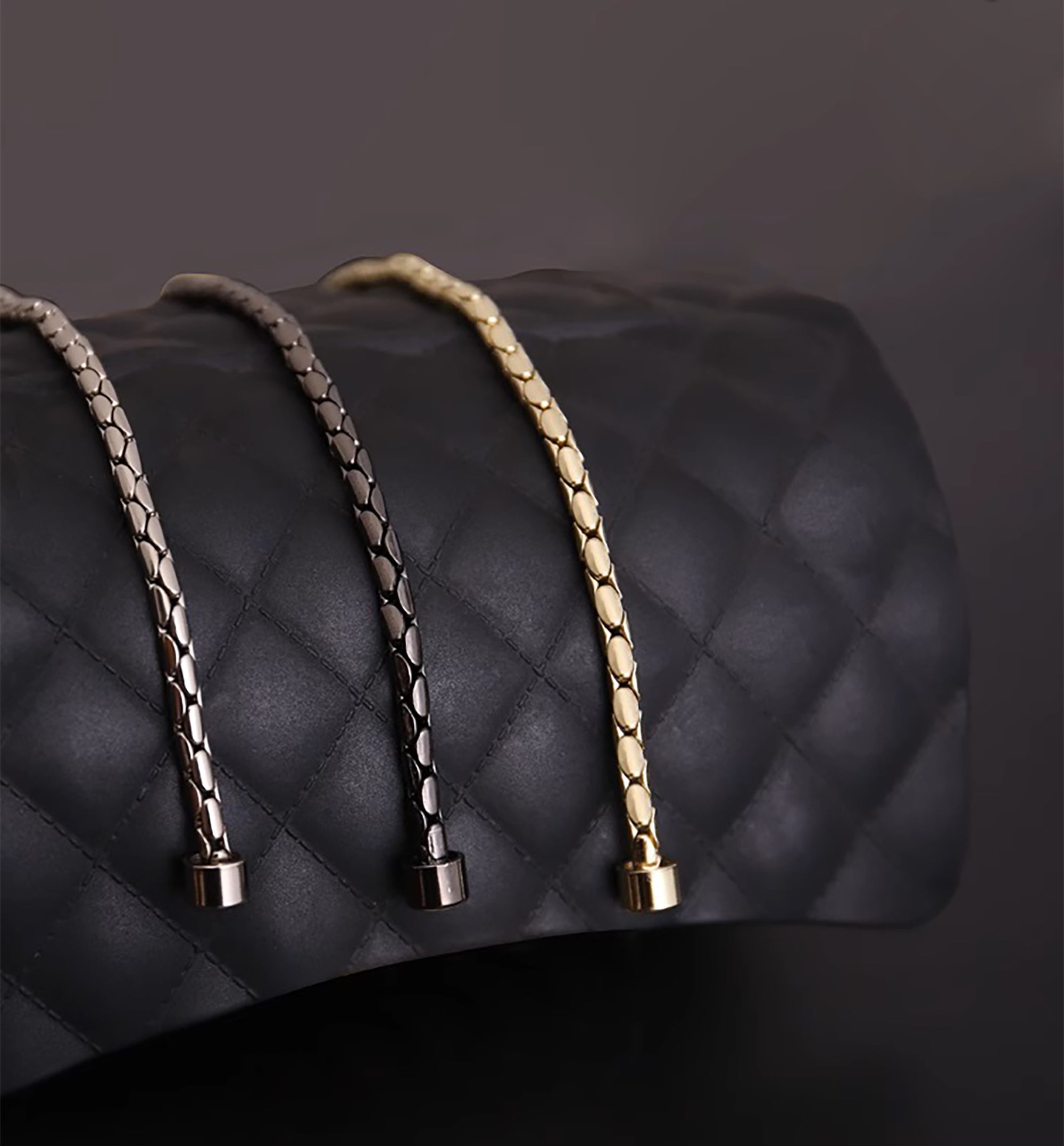 Snake Head Bag Renovation Repair Bag Hardware Full Copper Snake Bone Chain Strap Accessories Metal Bag Chain