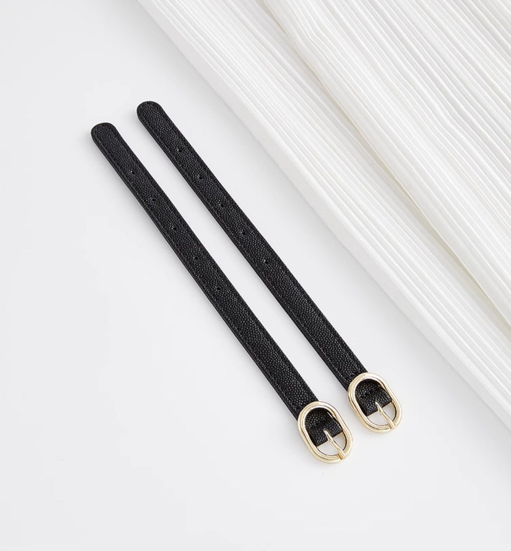 The extension strap for Duma backpack, handcrafted genuine leather bag strap, 25cm long modification accessory.