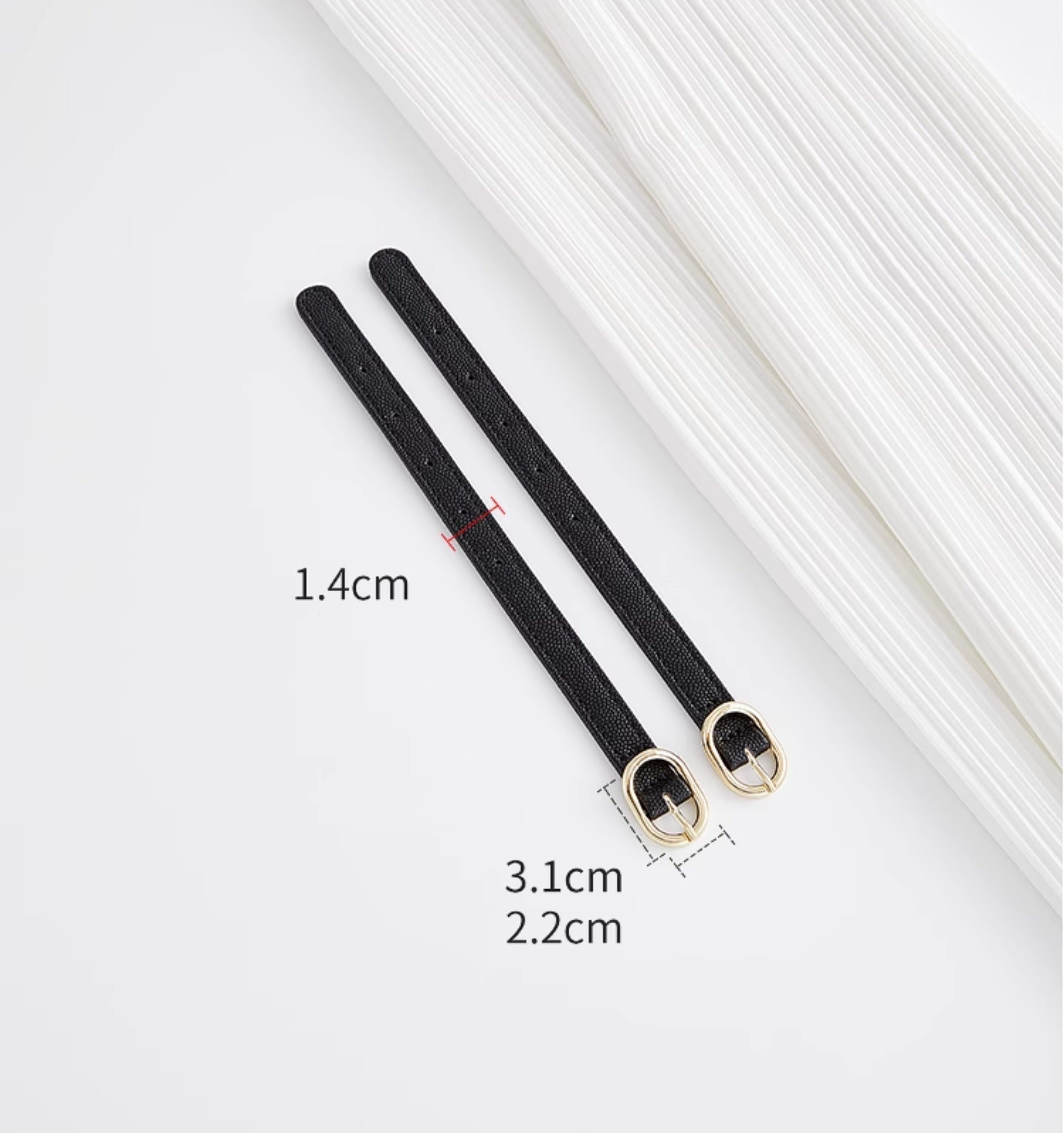 The extension strap for Duma backpack, handcrafted genuine leather bag strap, 25cm long modification accessory.
