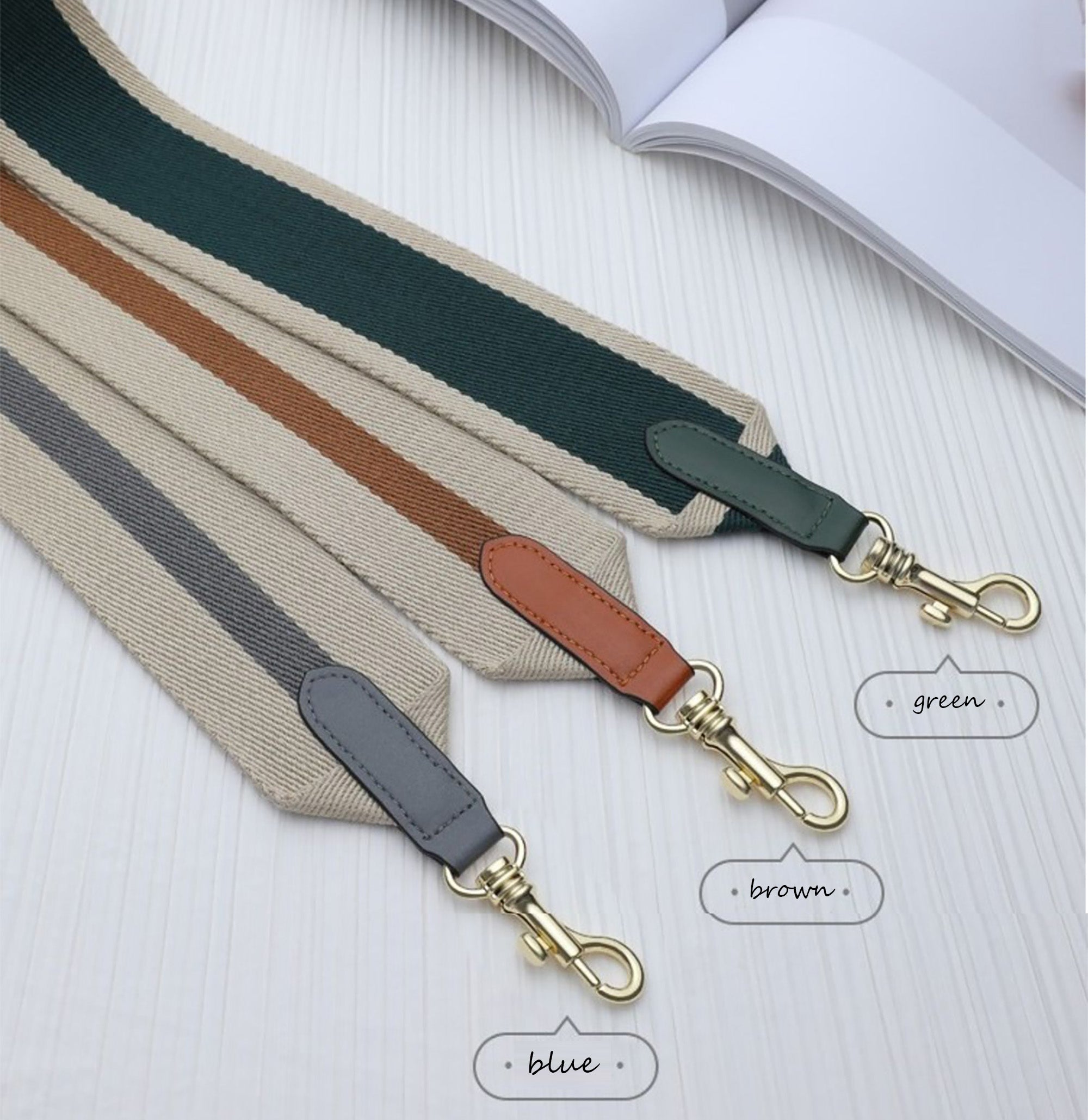 6.3cm canvas shoulder bag strap for evelyn bag, bag strap for birkin bag,crossbody strap for Kelly bag can be custom the length
