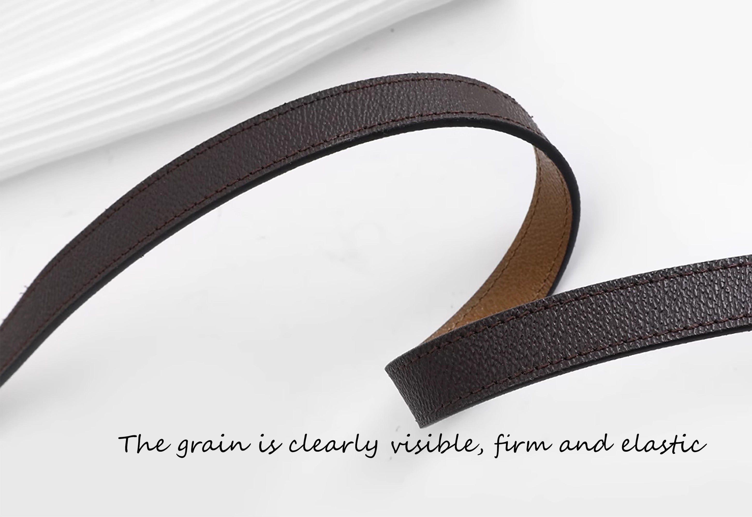 Handcrafted Reversible Crossbody Strap for OnTheGo Bag – Dual-Color Design, Luxury Handmade Accessory