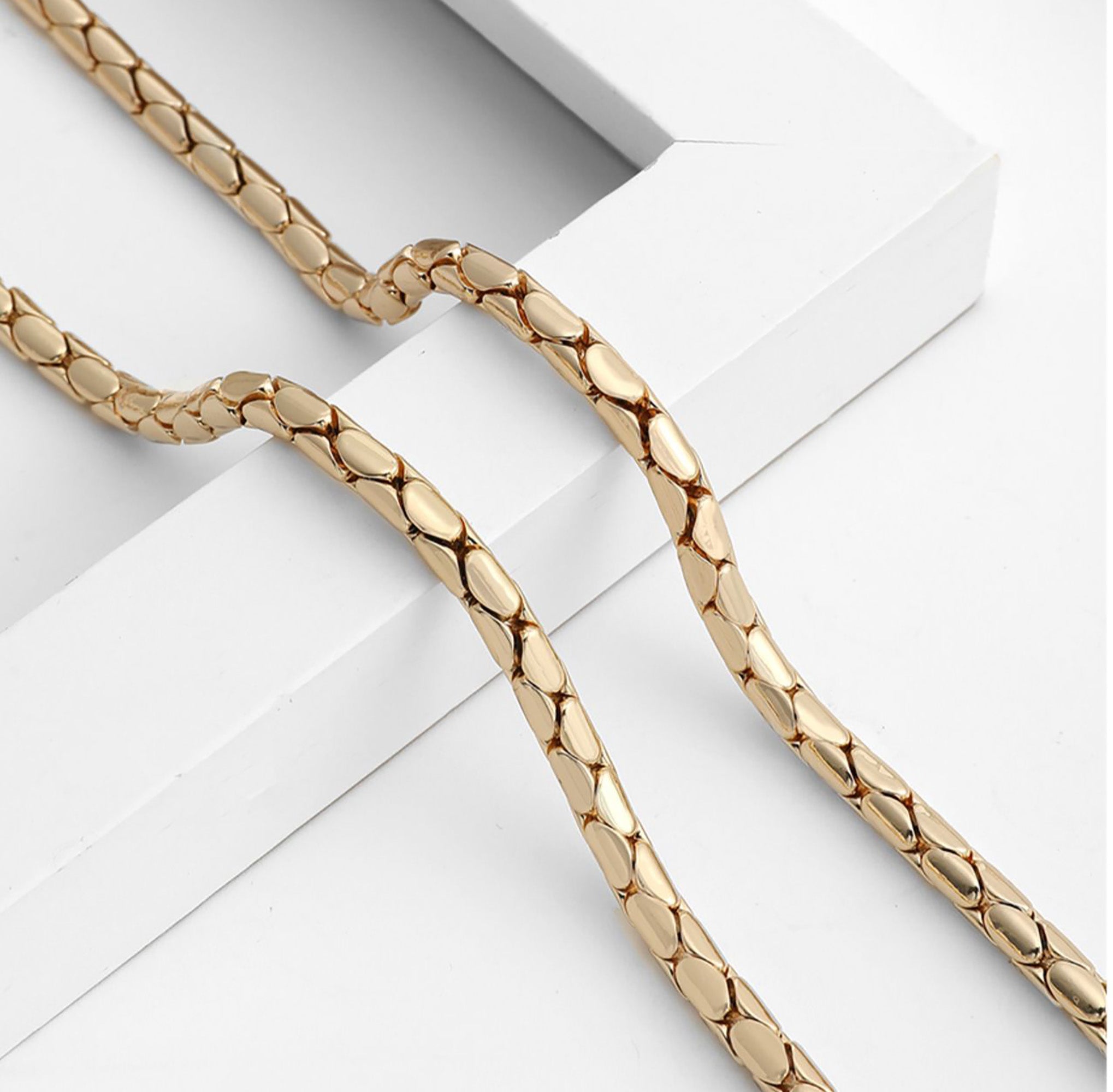 Women's wallet replacement chain, snake bone style metal chain, clutch bag chain, crossbody bag chain.
