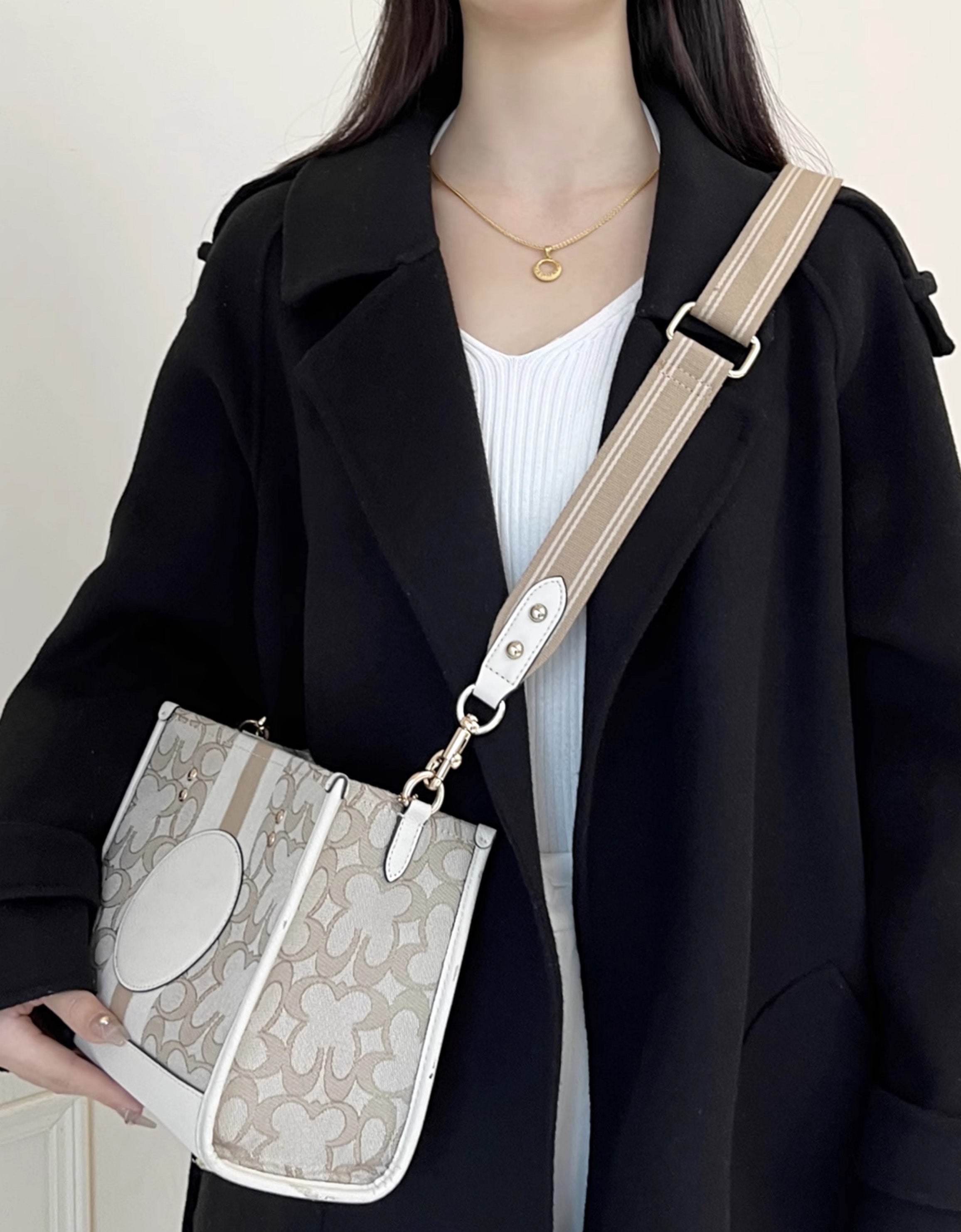 Canvas Tote Bag Shoulder Strap for Dempsey 22 Crossbody – Adjustable, Durable, Wide Strap