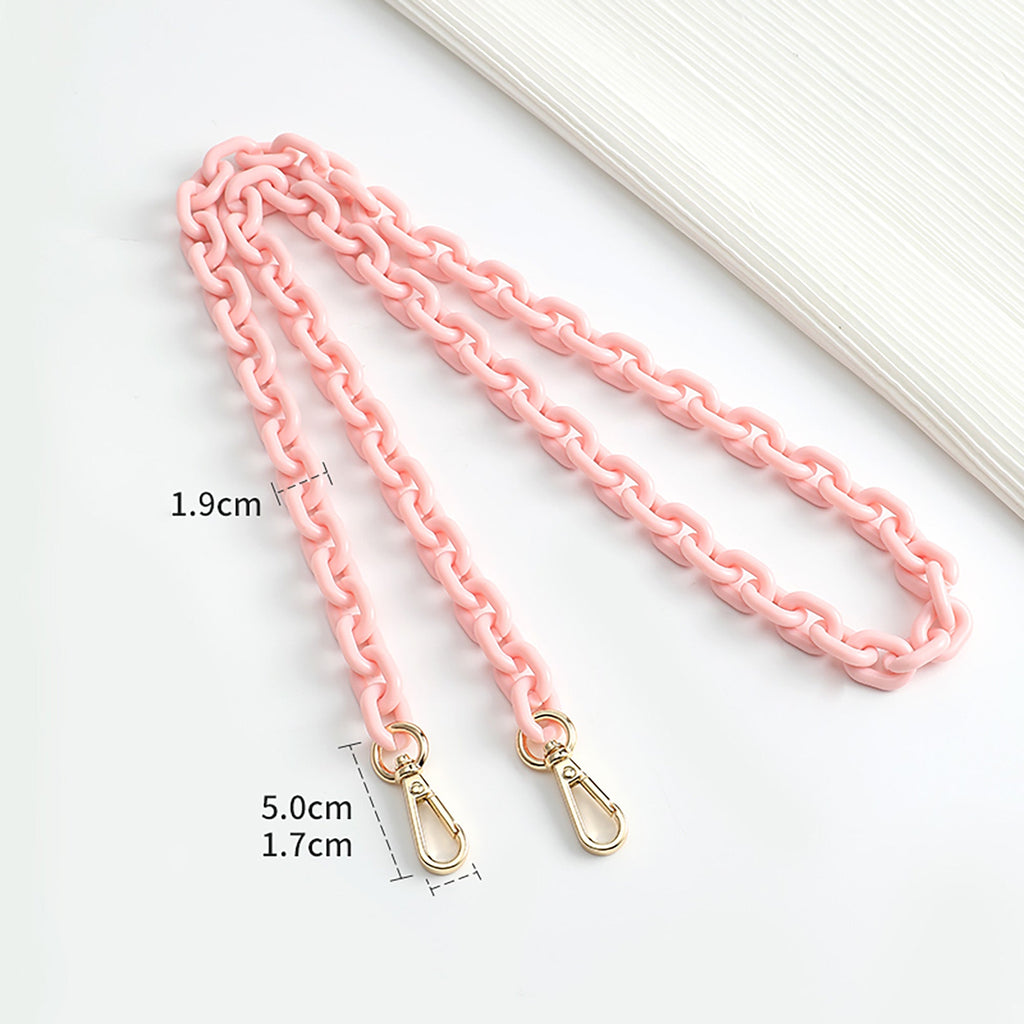 Resin Shoulder Strap for BAO BAO CARAT, Acrylic Chain Crossbody Accessory