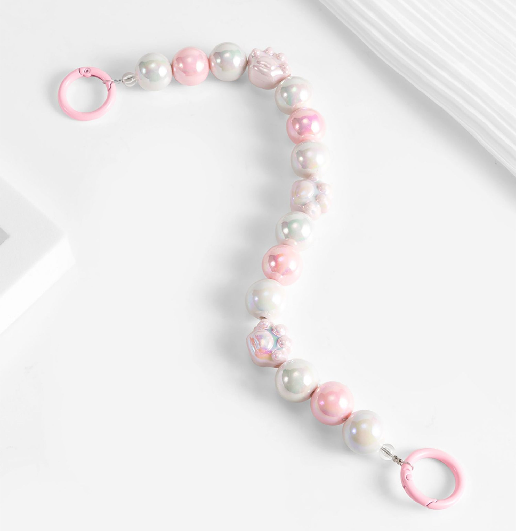 Candy-Colored Acrylic Detachable Chain Strap Set – DIY Decorative Handle Accessory for Handbags; Headphone Cases