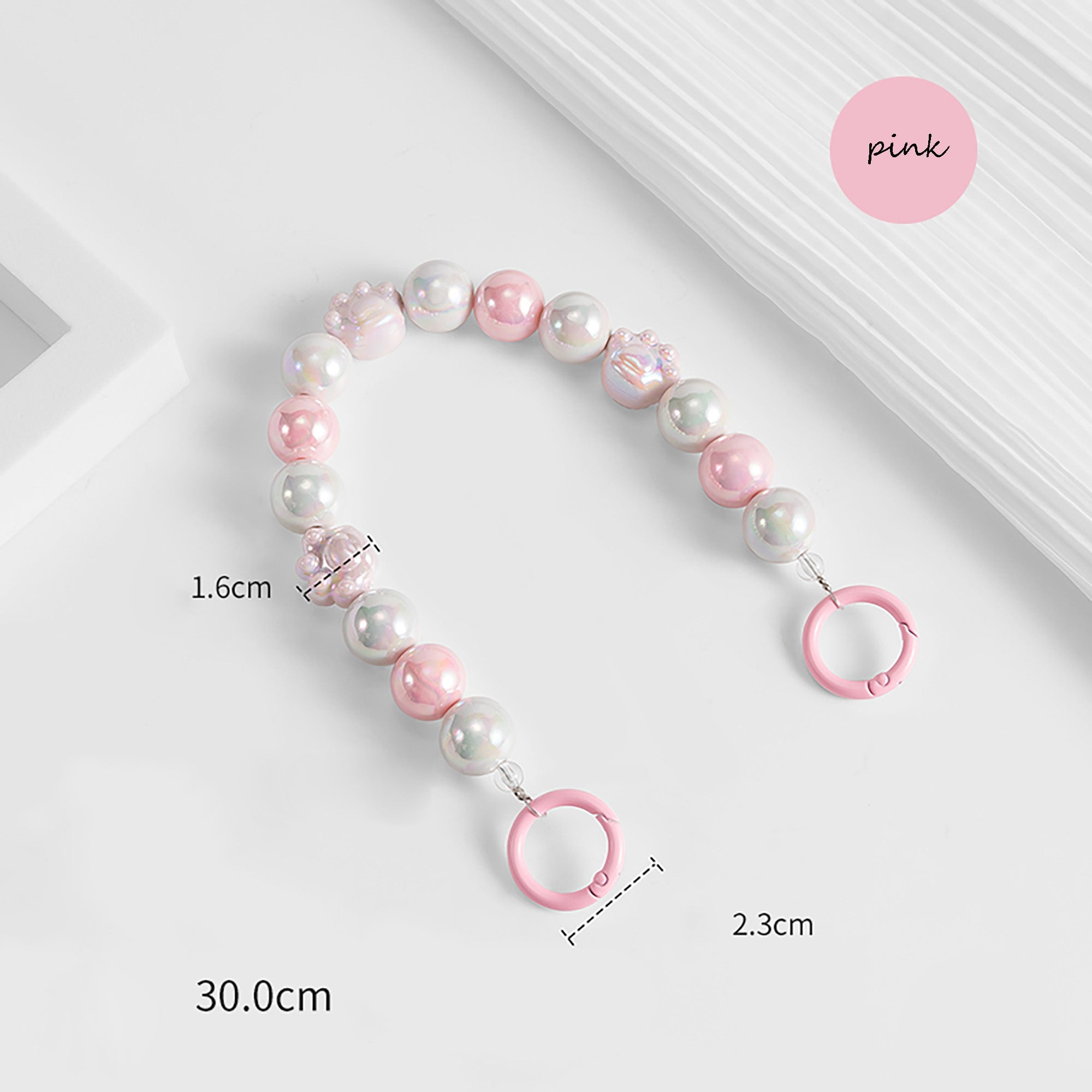Candy-Colored Acrylic Detachable Chain Strap Set – DIY Decorative Handle Accessory for Handbags; Headphone Cases