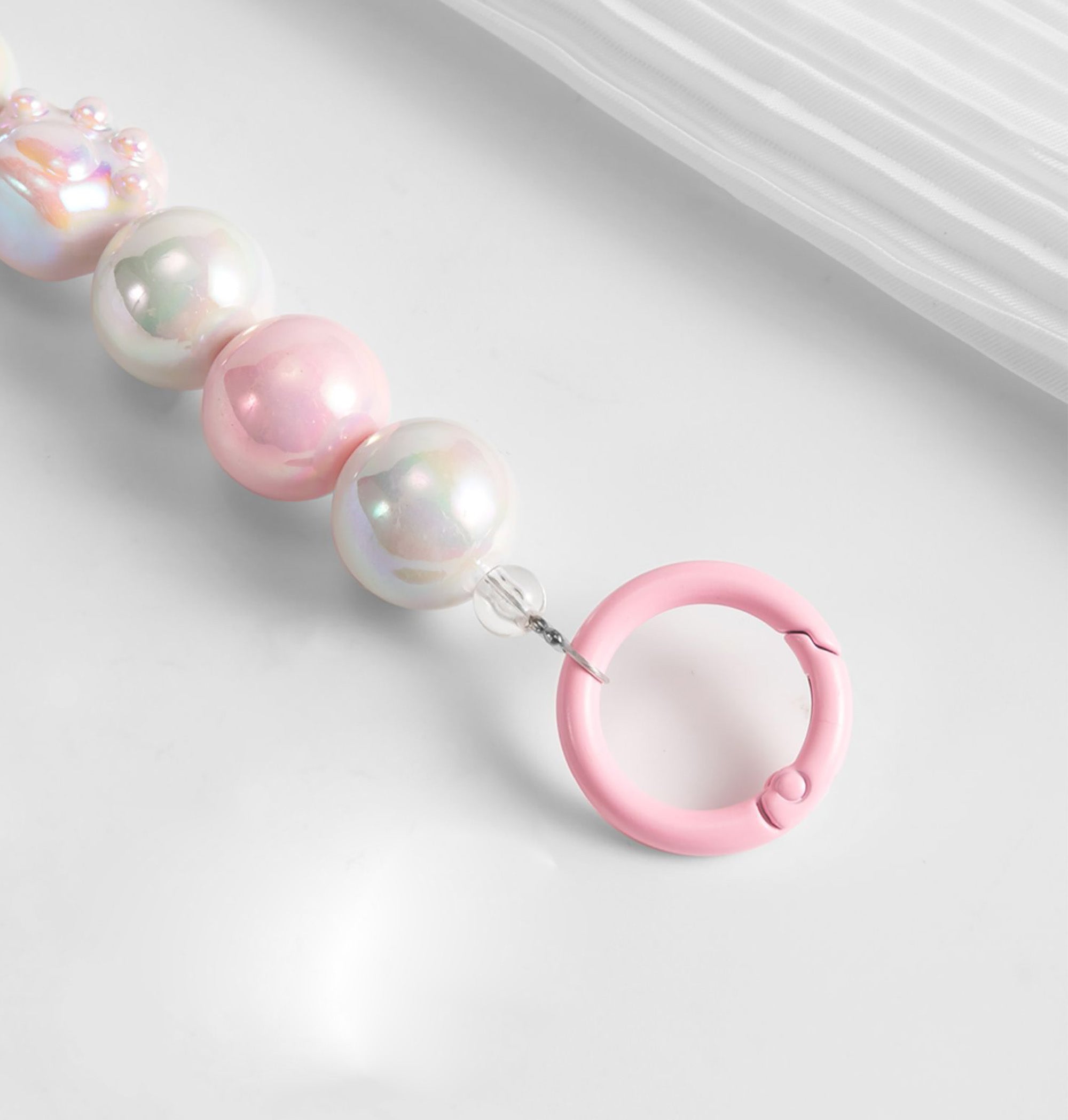 Candy-Colored Acrylic Detachable Chain Strap Set – DIY Decorative Handle Accessory for Handbags; Headphone Cases