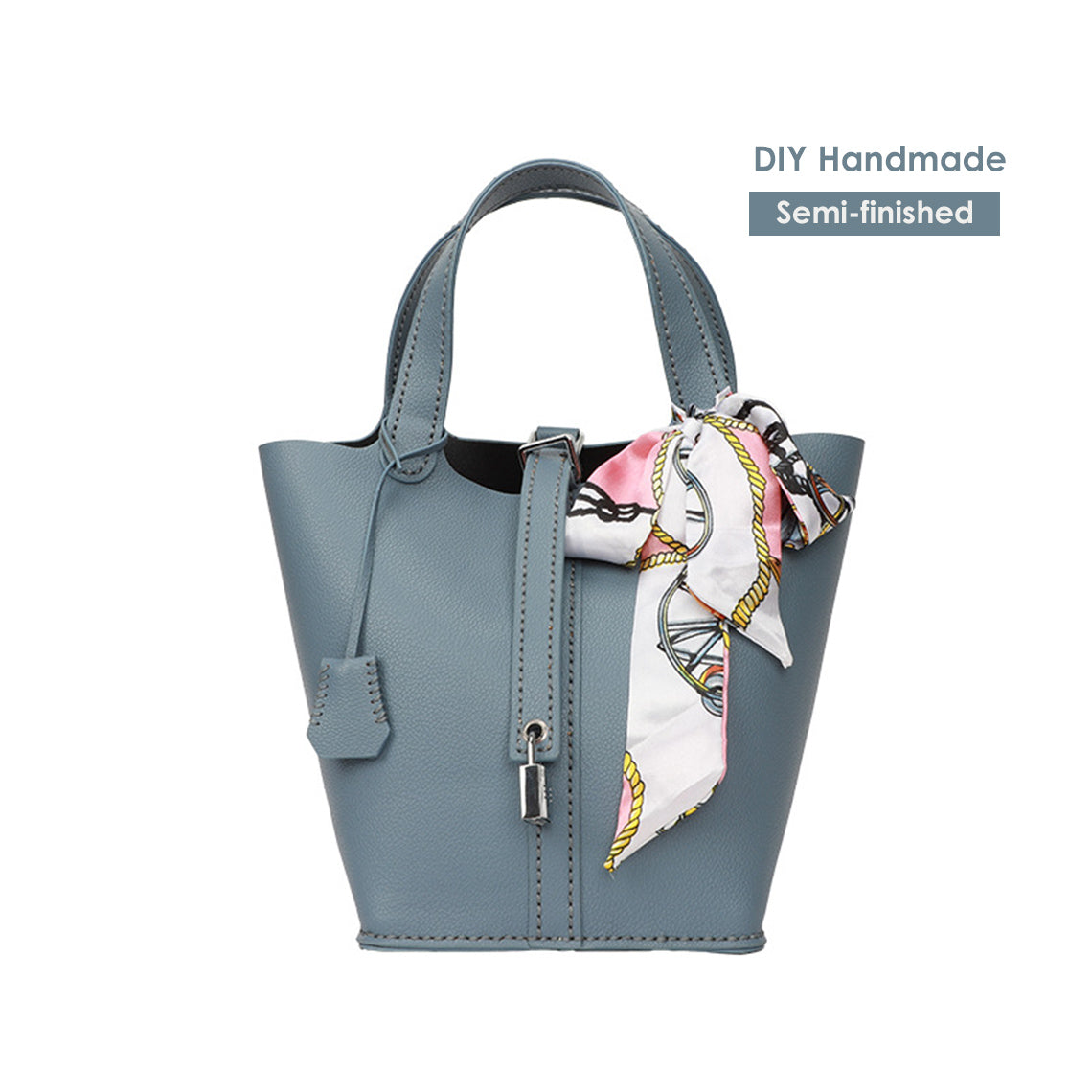 Wirkin™ Vegan Leather Design Women Totes Bag DIY Kit | Sew Tote Bag