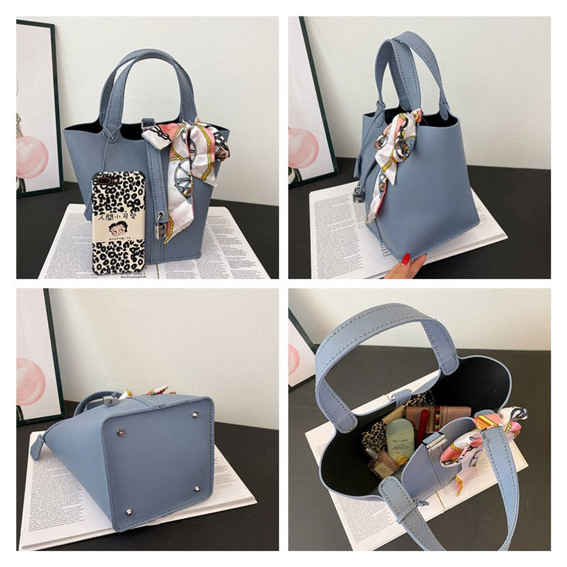 Wirkin™ Vegan Leather Design Women Totes Bag DIY Kit | Make your own tote bag