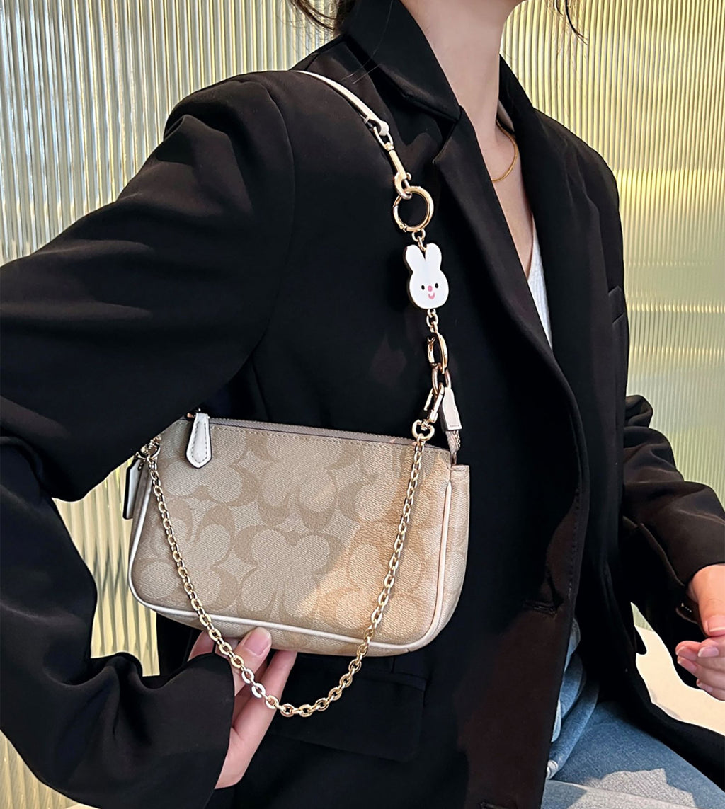 Metal Rabbit Extension Chain for Underarm Shoulder Straps – Short Chain Accessory for Bag Strap Lengthening