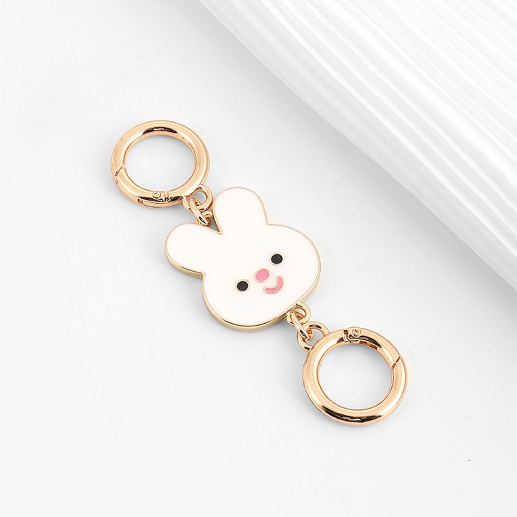 Metal Rabbit Extension Chain for Underarm Shoulder Straps – Short Chain Accessory for Bag Strap Lengthening