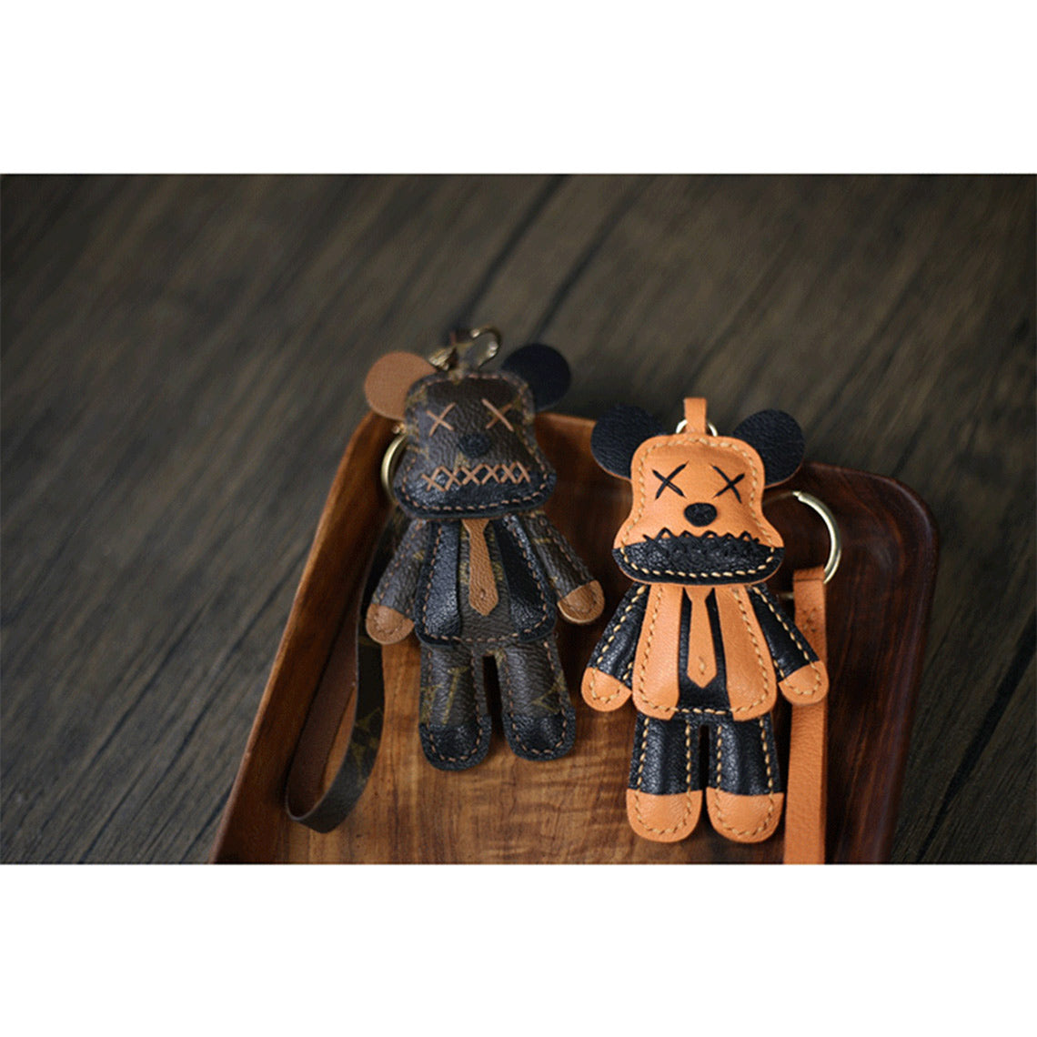 Handmade Luxury Inspired Bear Brick Keychain DIY Kit - Wirkin™