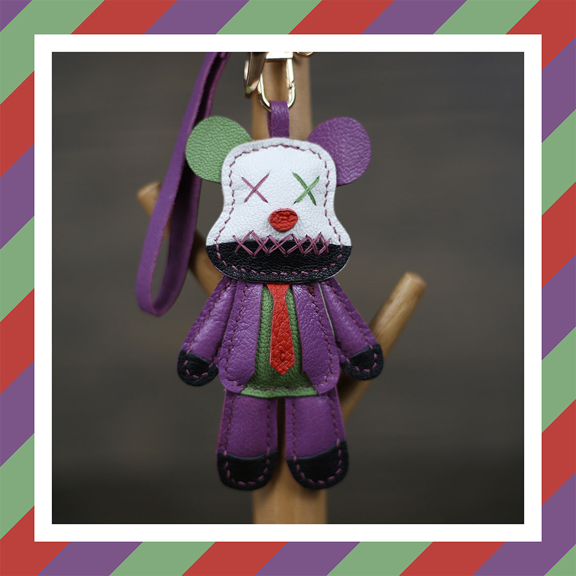 Handmade Luxury Inspired Joker Violent Bear Keychain DIY Kit - Wirkin™