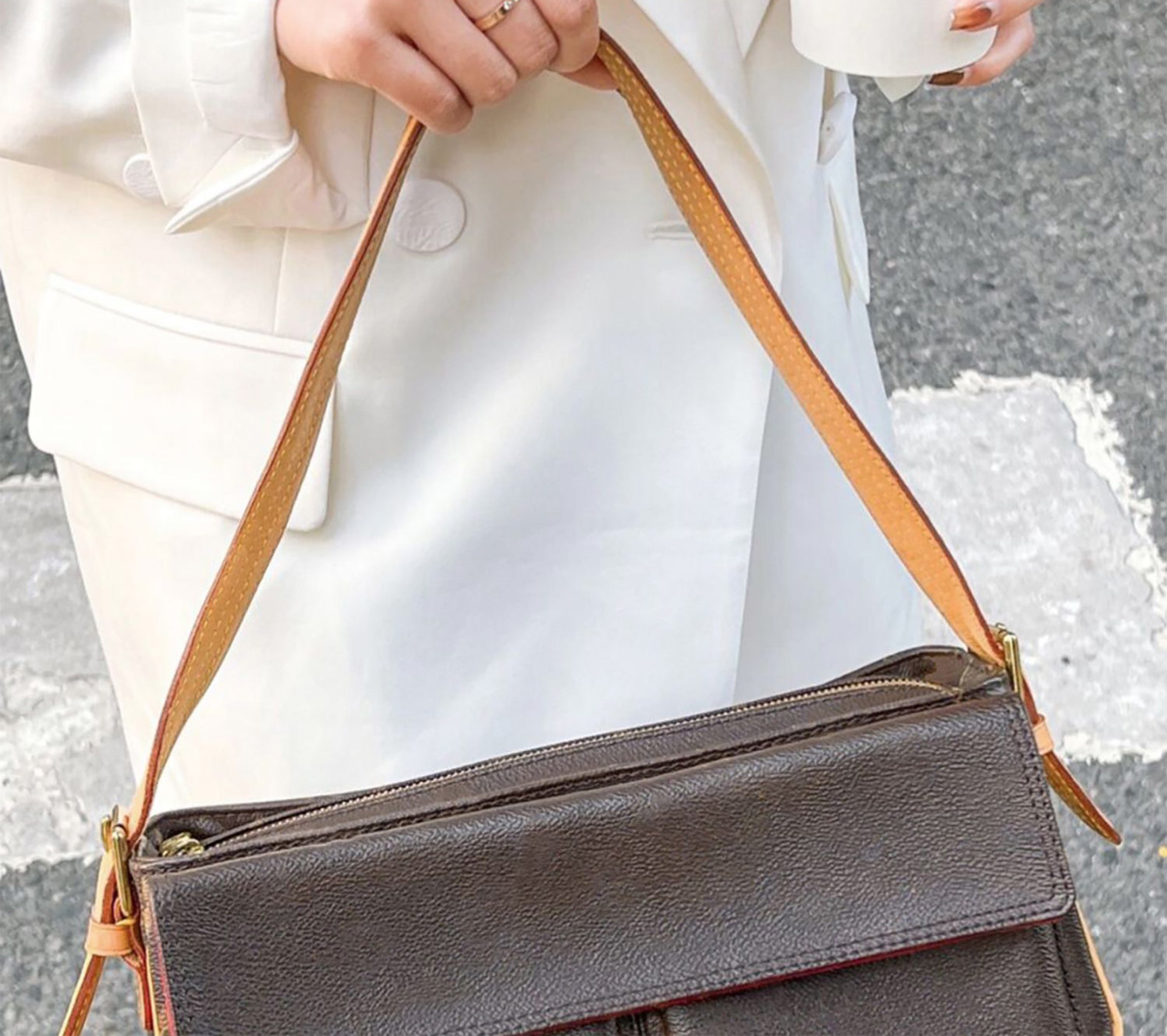 Extension Shoulder Strap for Viva Cité Medium Bag, Convertible to Underarm Crossbody Strap