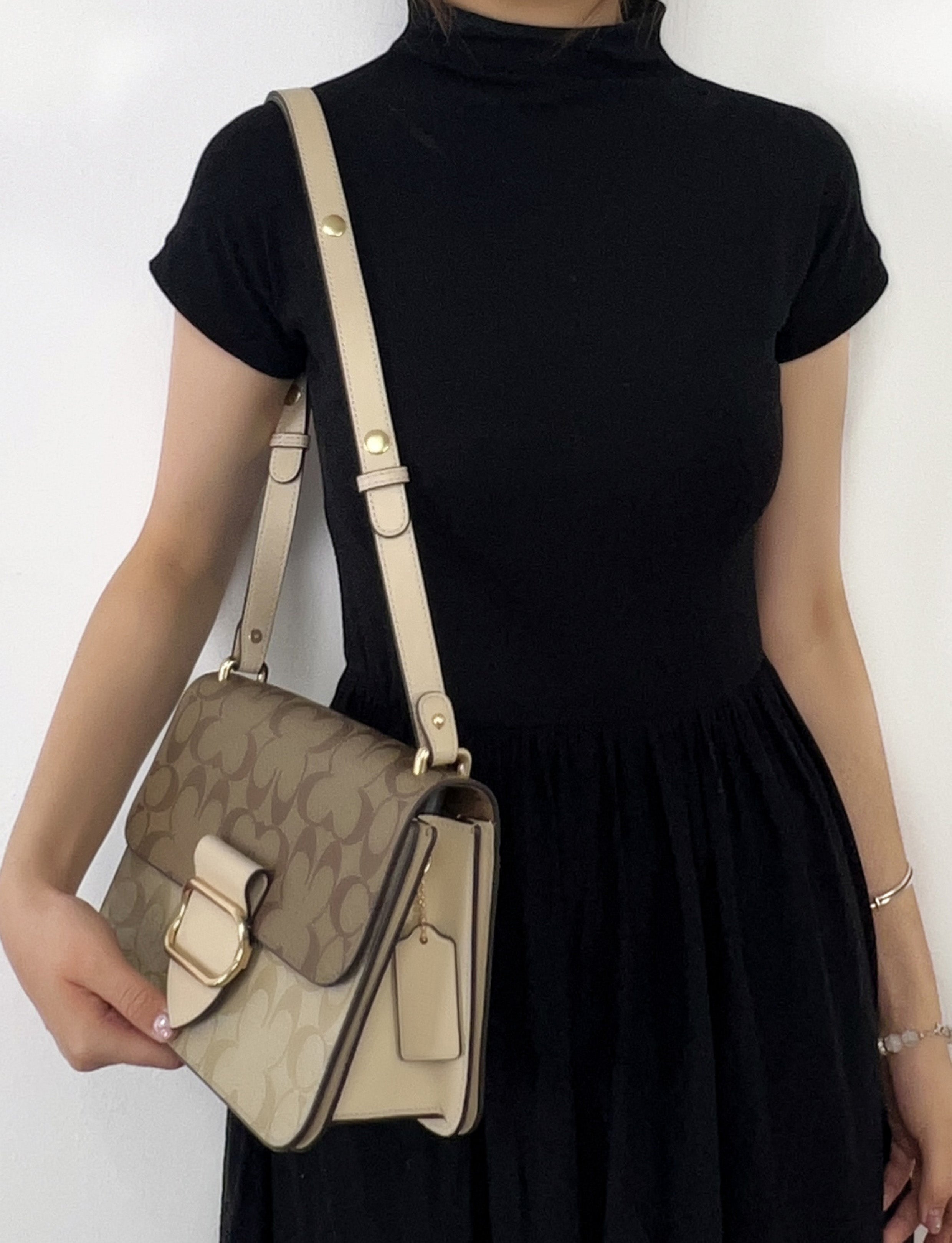 2 cm wide genuine leather bag shoulder strap, adjustable crossbody strap accessory for Morgan Shoulder Bag