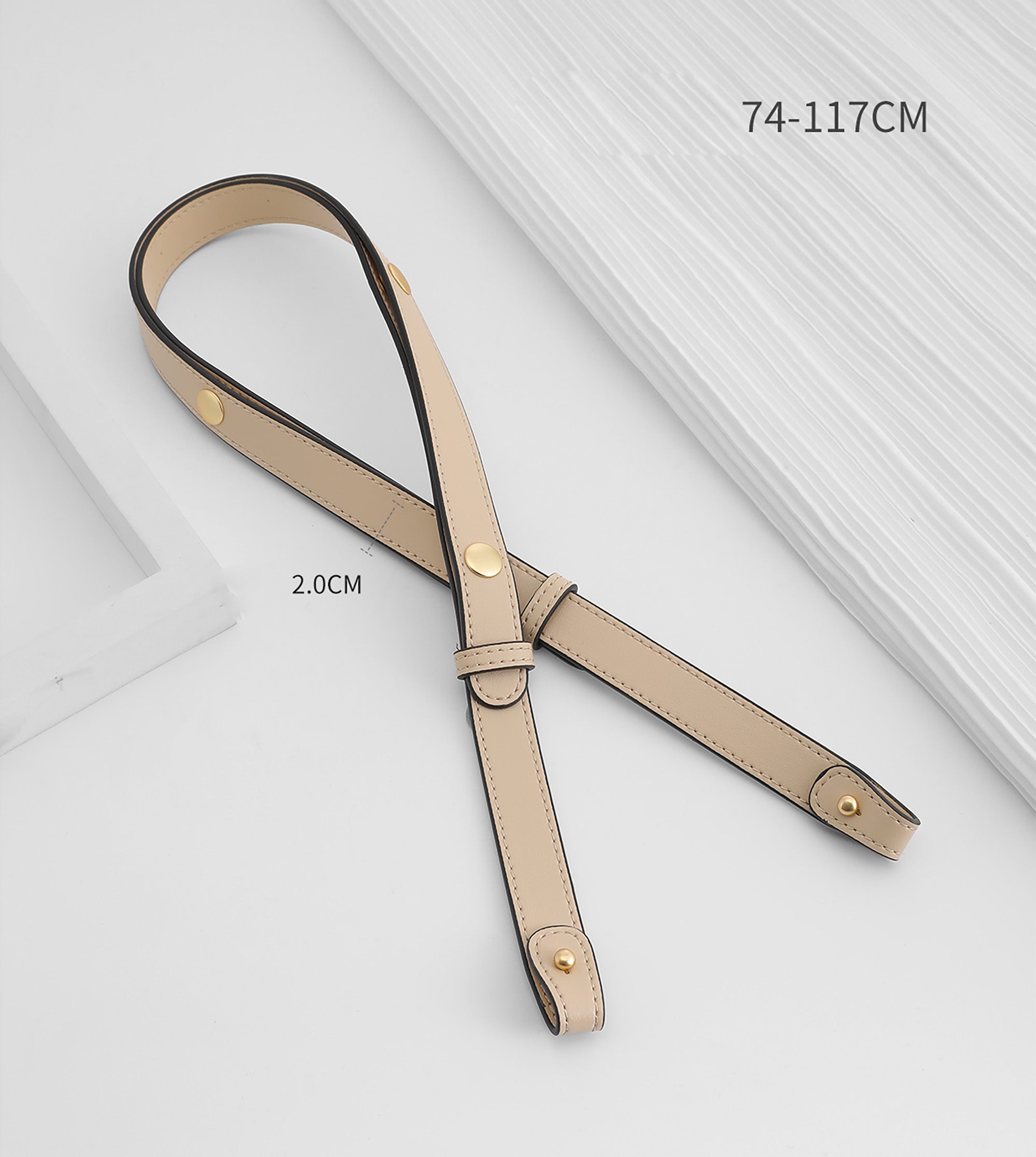 2 cm wide genuine leather bag shoulder strap, adjustable crossbody strap accessory for Morgan Shoulder Bag