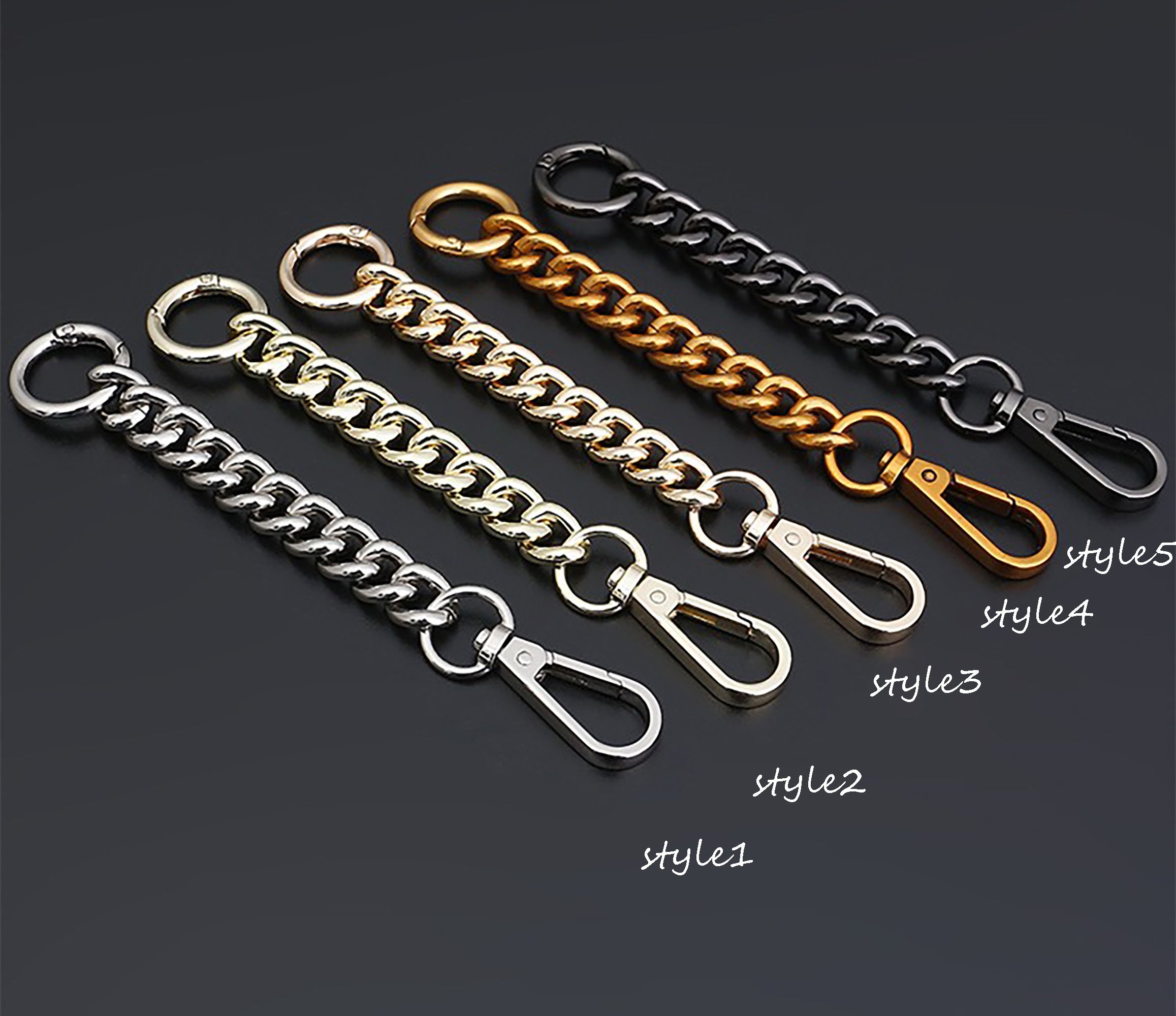 Bag Extension Chain Shoulder Strap, Extended Chain for Backpack, Underarm DIY Bag Strap, Short Chain Accessories