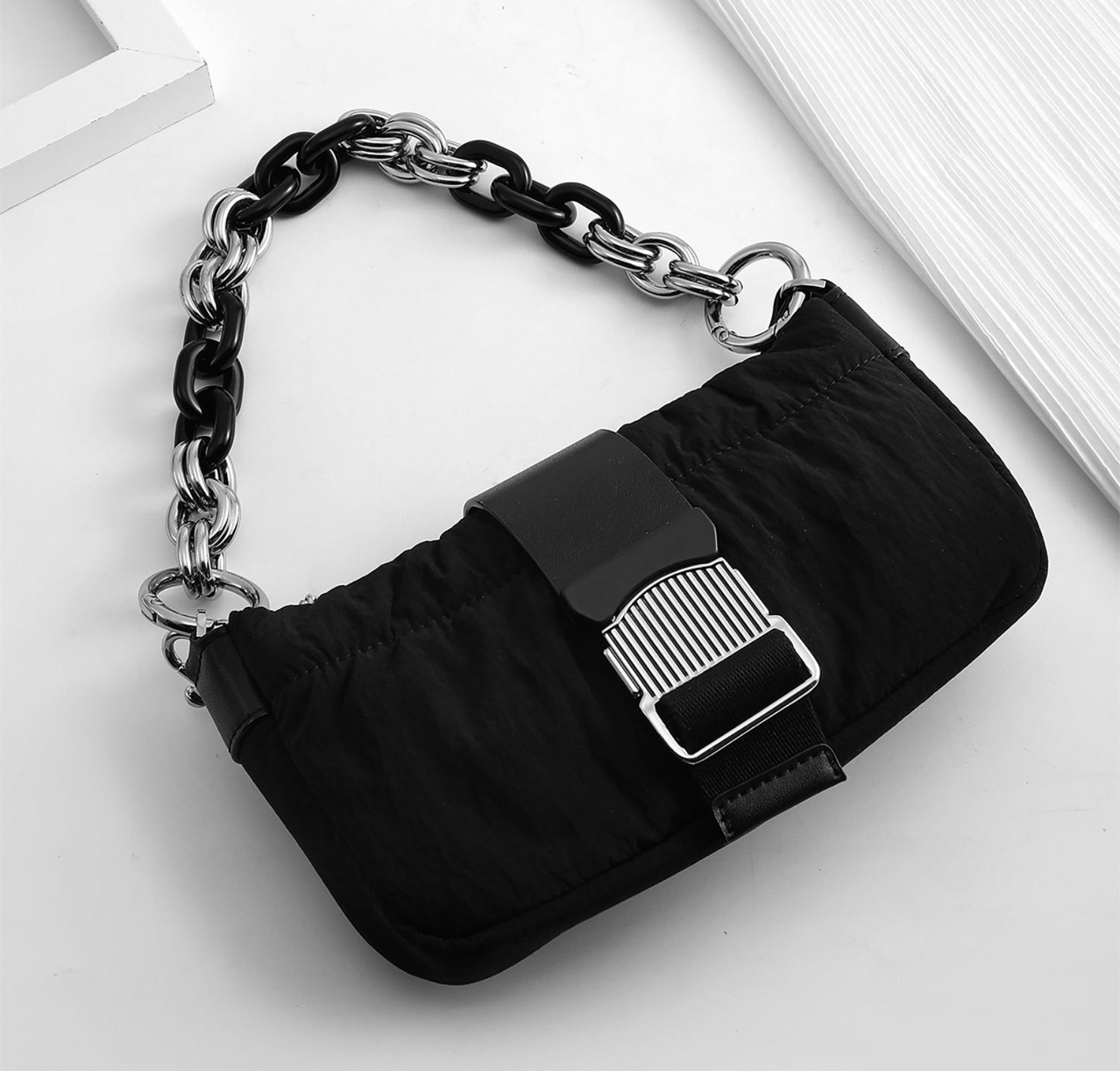 Versatile Acrylic DIY Chain Strap – Multi-Color Decorative Top Handle Replacement for Handbags