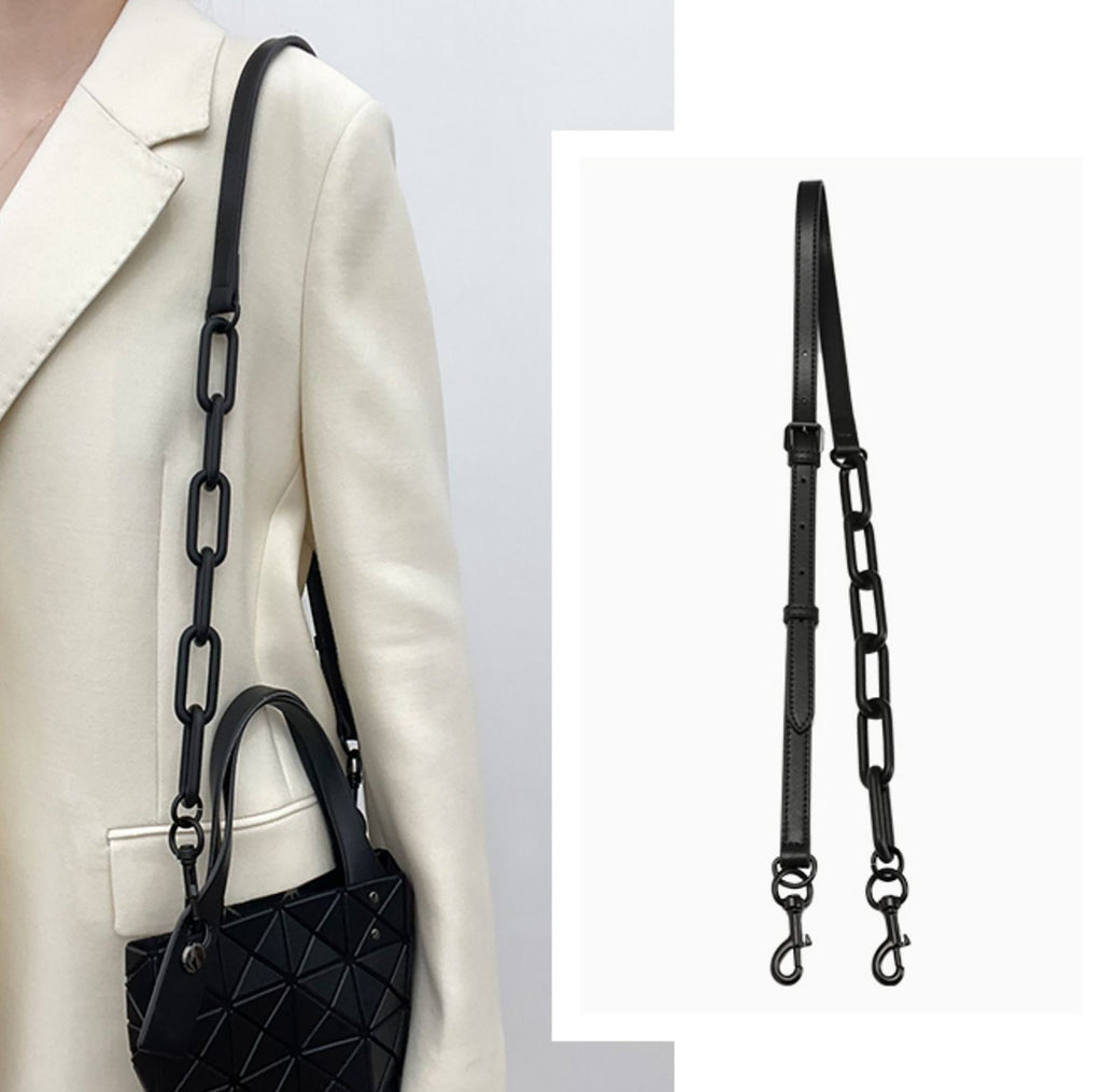 Crossbody shoulder strap for CRYSTAL GLOSS bag, acrylic material bag replacement strap, adjustable length single shoulder bag strap accessory