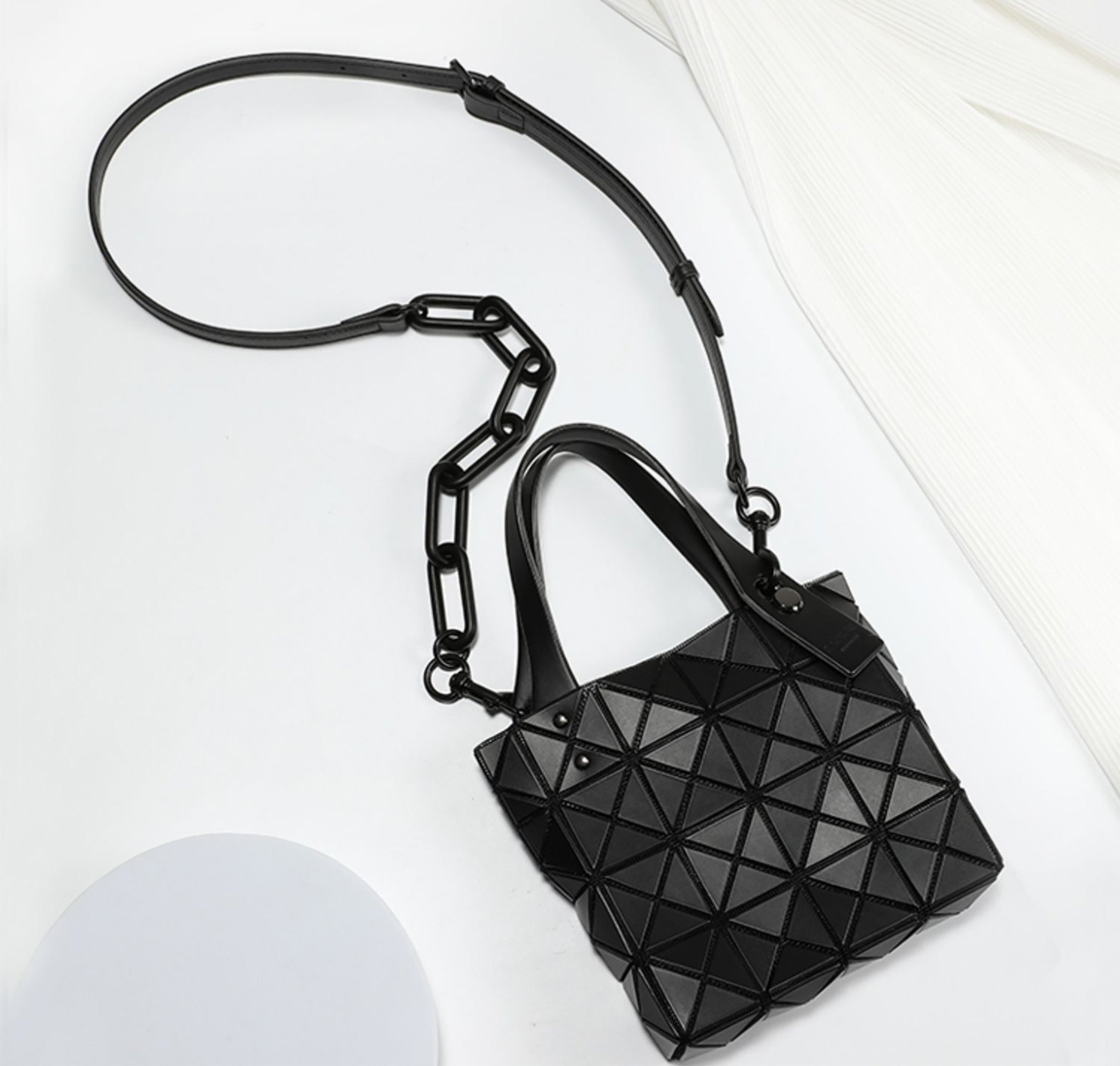 Crossbody shoulder strap for CRYSTAL GLOSS bag, acrylic material bag replacement strap, adjustable length single shoulder bag strap accessory