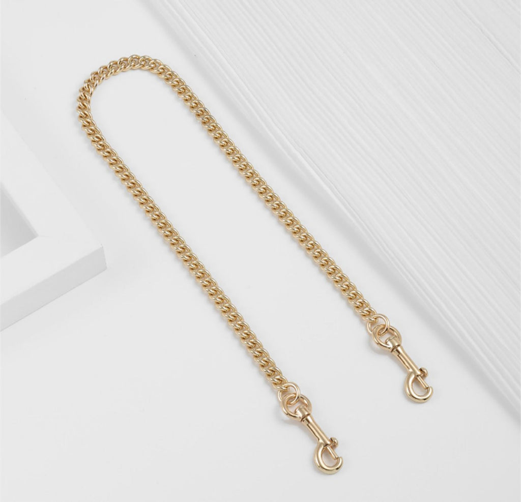 Stylish Metal Heart-Shaped Extender Chain & Metal Bag Strap for Women, Shoulder Strap for Handbag, Trendy & Versatile