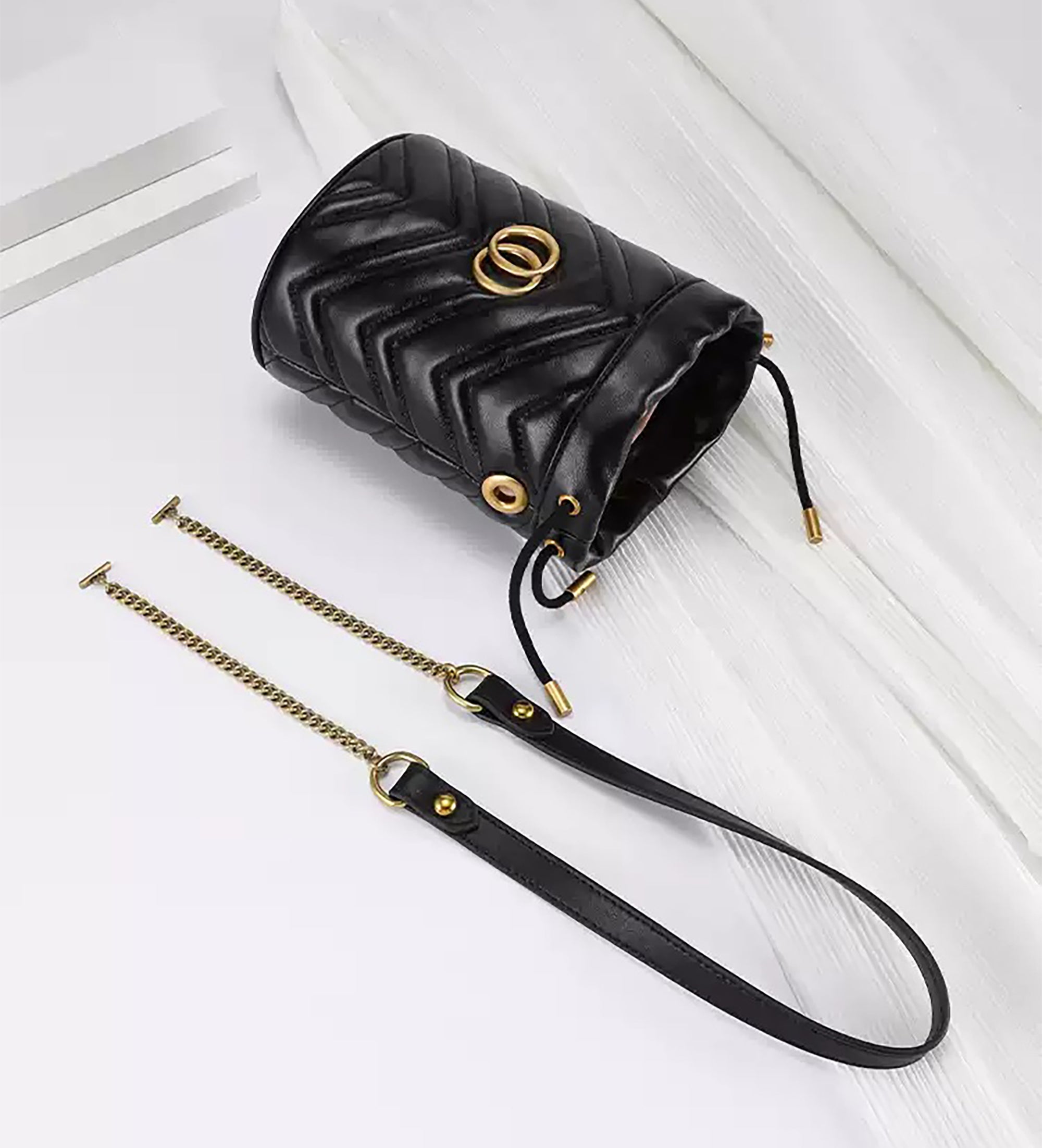 Marmont Bag Replacement Strap, Crossbody Chain Bag Shoulder Strap Makeover, Genuine Leather Underarm Bag Strap Accessory