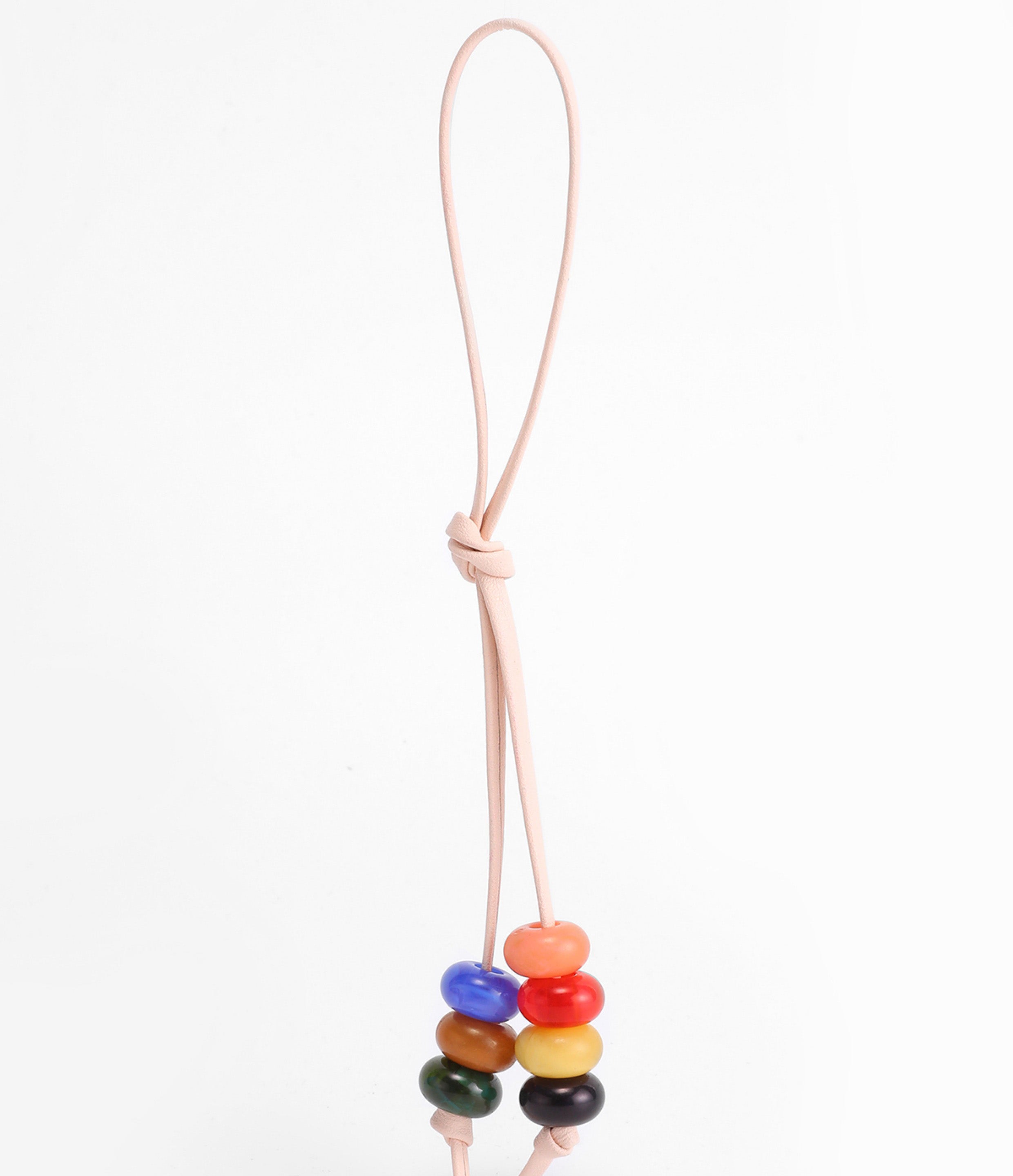 Designer Beaded Bag Charms - Handcrafted Acrylic & Pearl Purse Accessories for Luxury Handbags