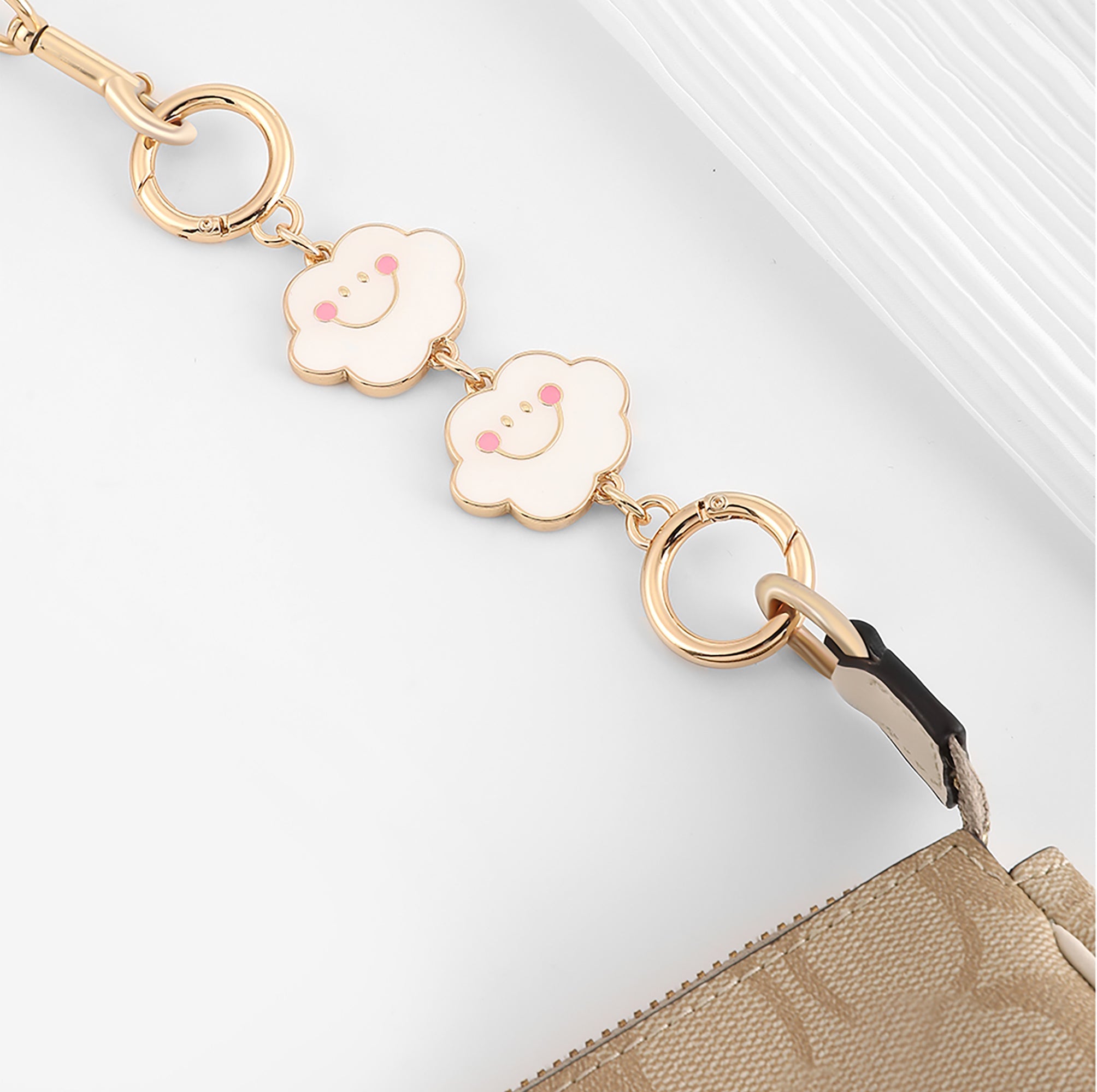 13cm High - Quality Metal Extension Chain for Underarm Bags - Sturdy, Rust - Resistant,Providing a Trendy and Functional Upgrade