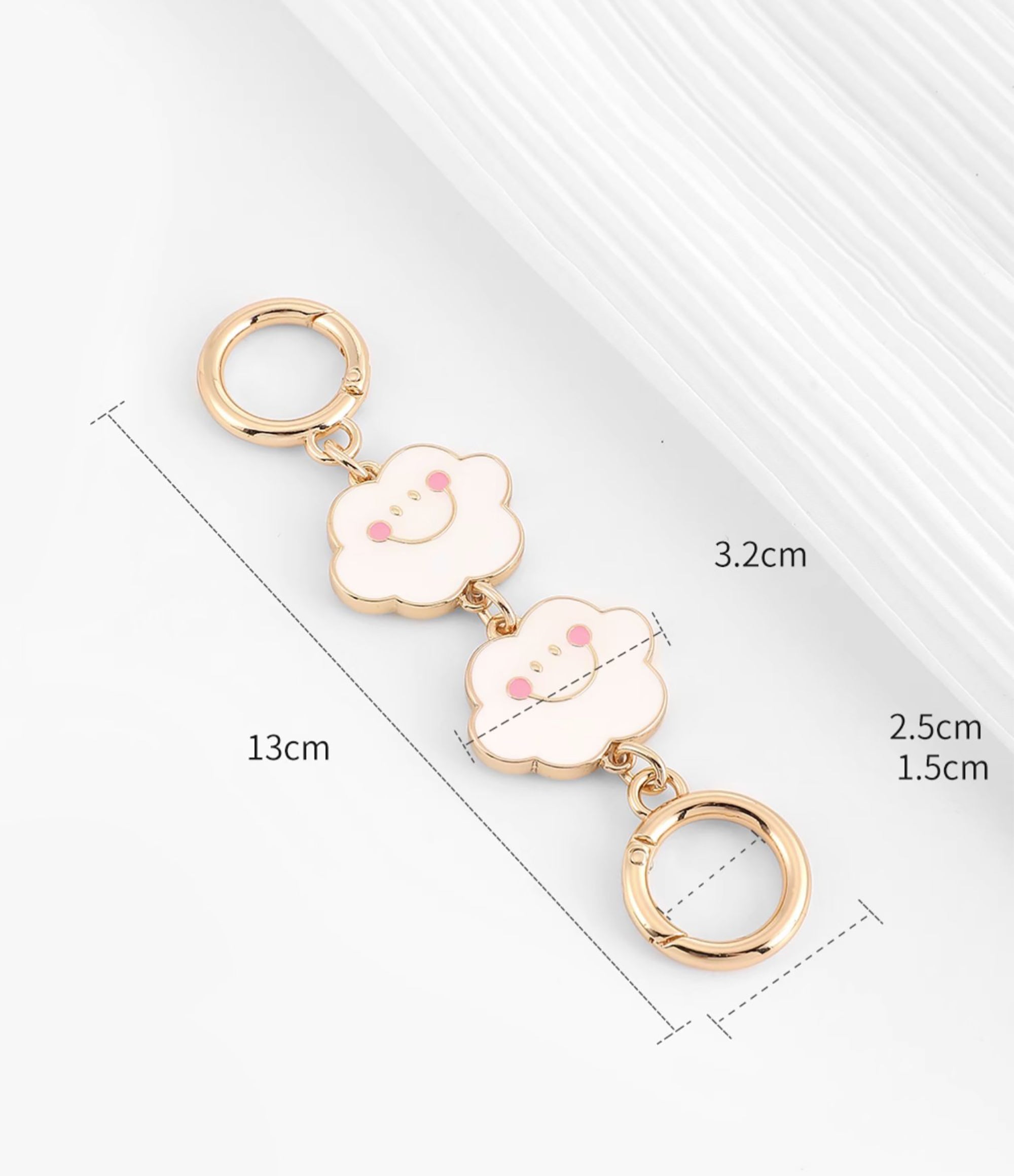 13cm High - Quality Metal Extension Chain for Underarm Bags - Sturdy, Rust - Resistant,Providing a Trendy and Functional Upgrade