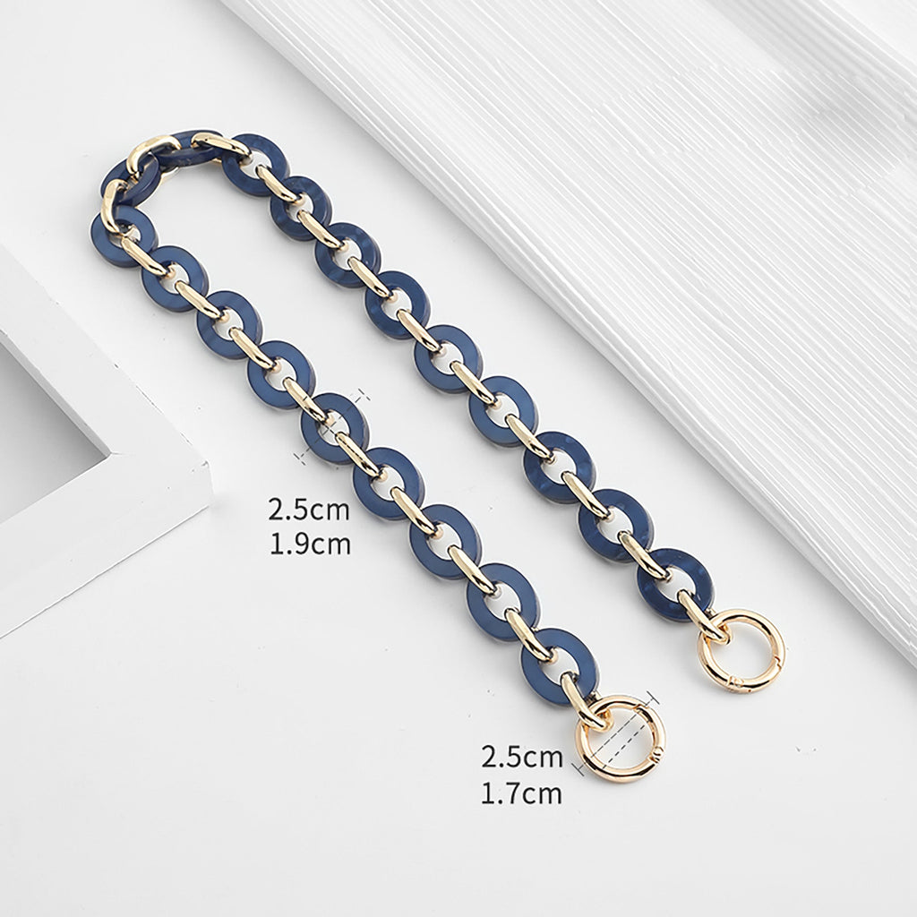 Acrylic chain bag suitable for Diane, shoulder bag replacement accessories, bag chain extension accessories, single shoulder bag chain