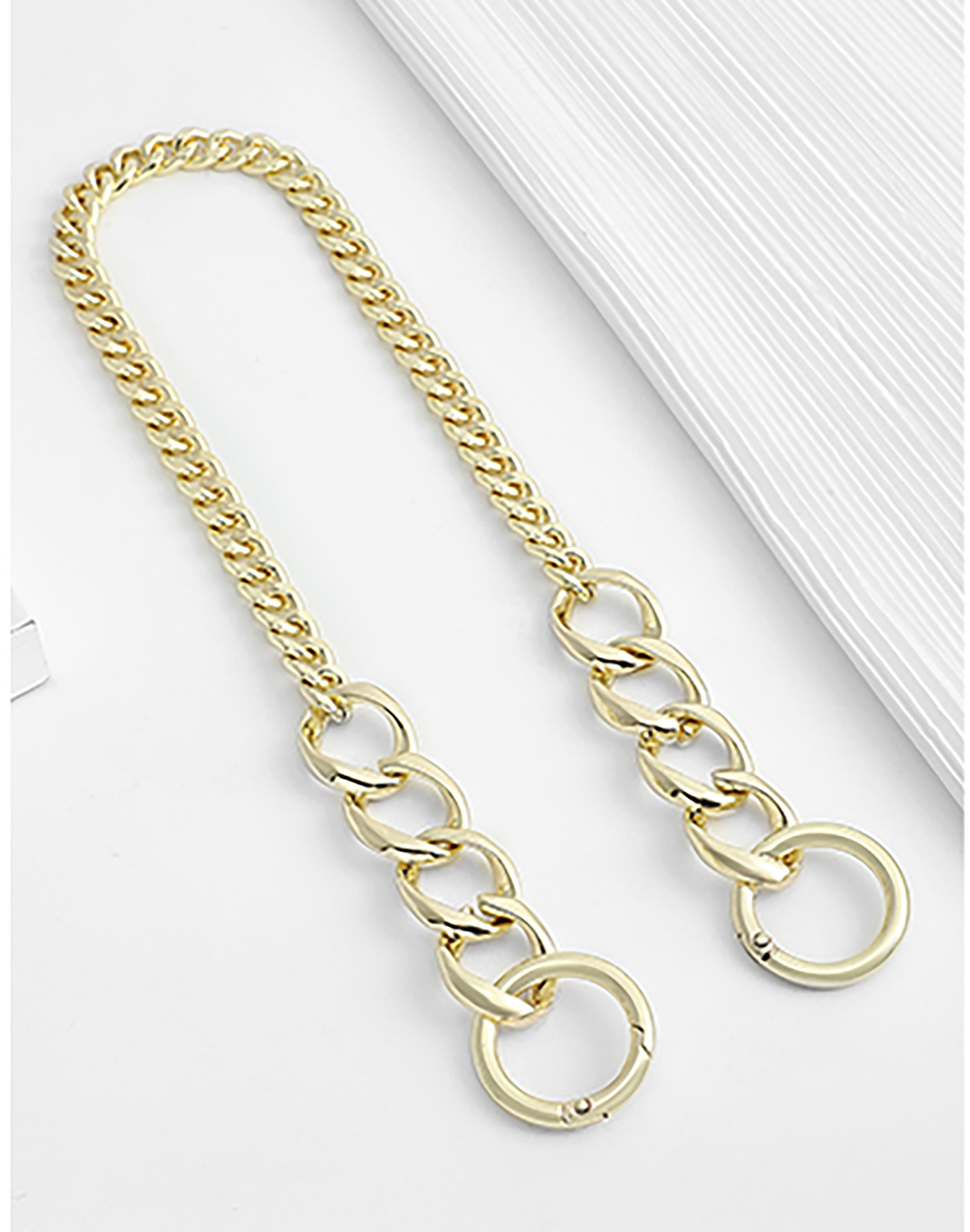 Underarm bag chain accessory, medium-small crossbody bag strap, wallet replacement bag chain