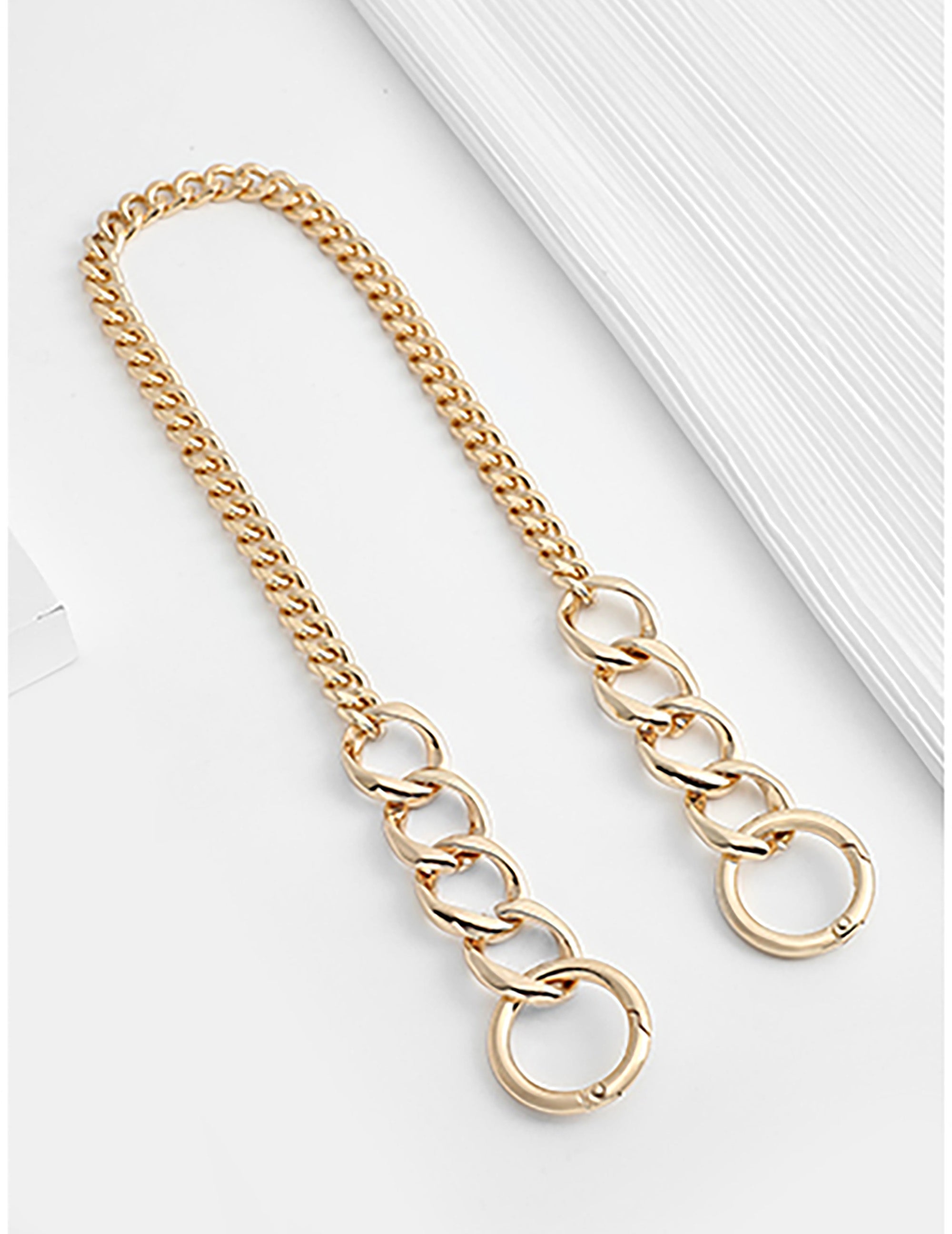 Underarm bag chain accessory, medium-small crossbody bag strap, wallet replacement bag chain