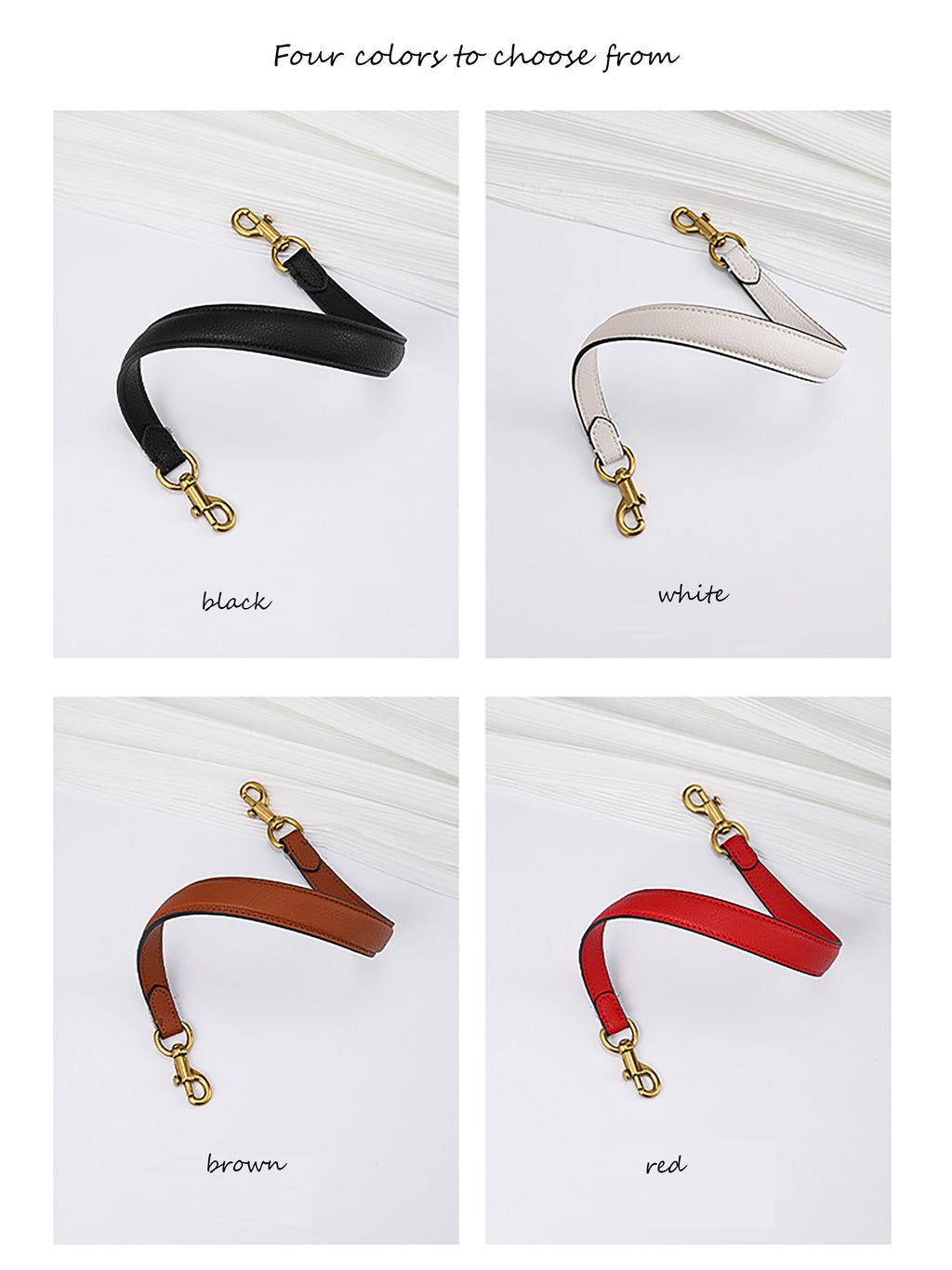 Artisanal Leather Bag Straps Collection - Including Crossbody Replacement Straps & Top Handle Accessories