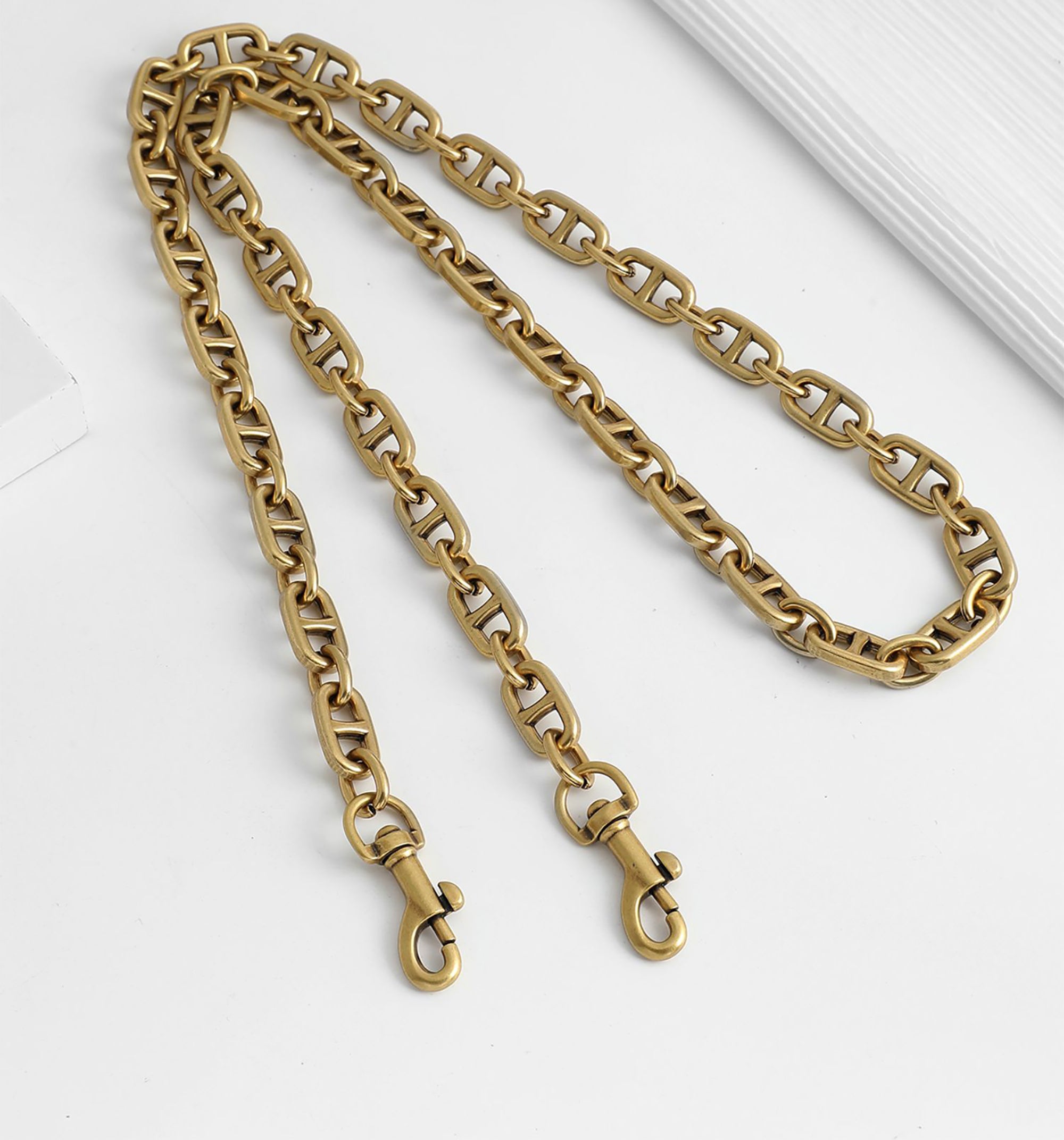 Metal chain accessory, crossbody decorative shoulder strap, underarm bag chain