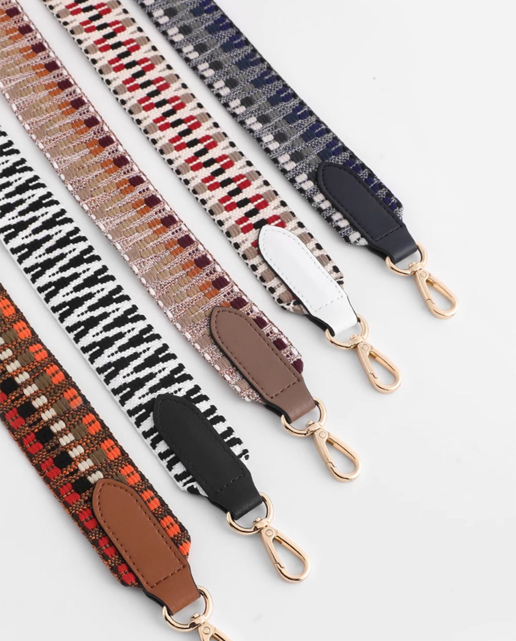 Boho Ethnic-Style Canvas Shoulder Strap – Adjustable Crossbody & Backpack Replacement Strap, Versatile Bag Accessory