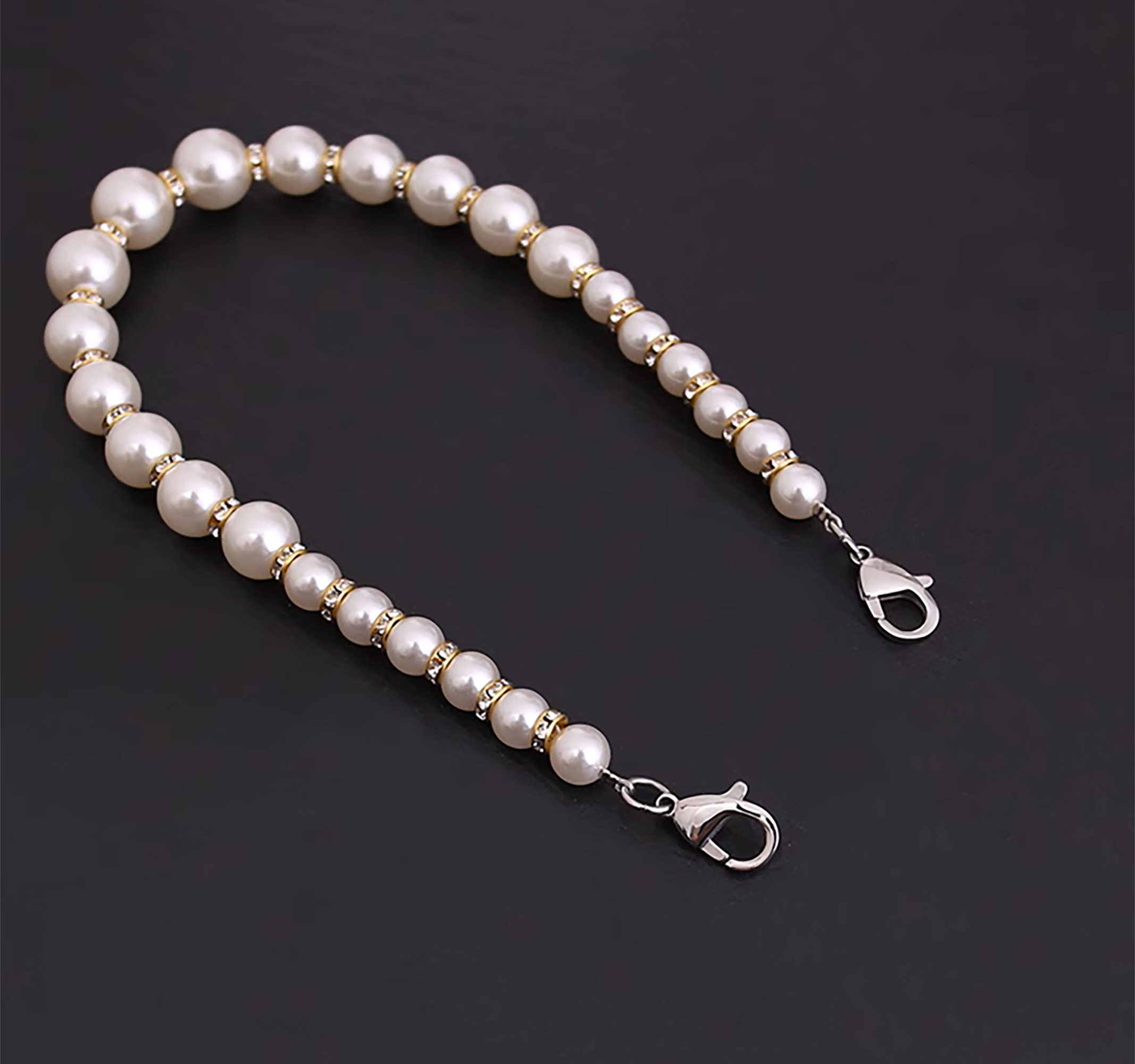 Bag pearl chain handle, mini chain DIY bag strap, short chain accessories