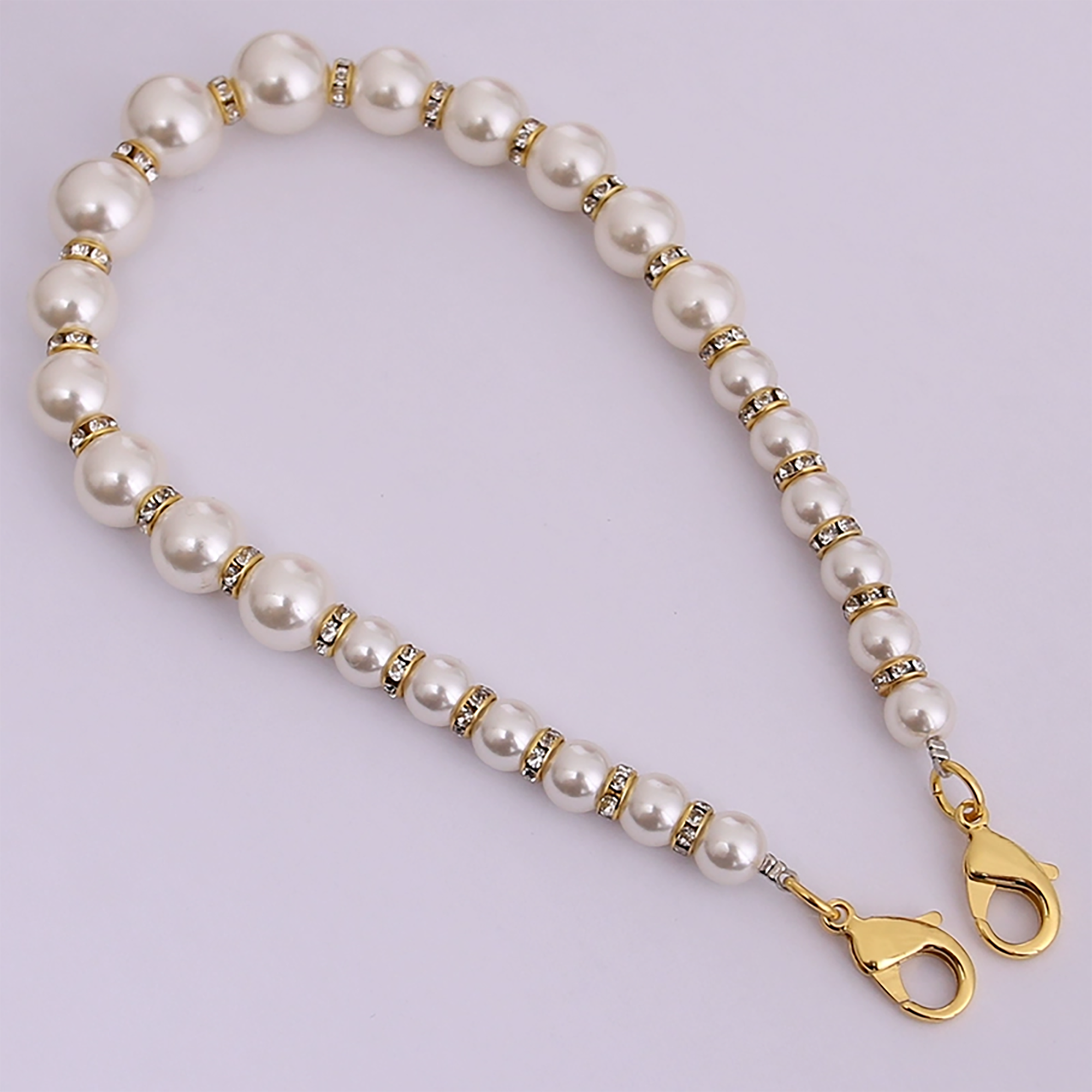 Bag pearl chain handle, mini chain DIY bag strap, short chain accessories